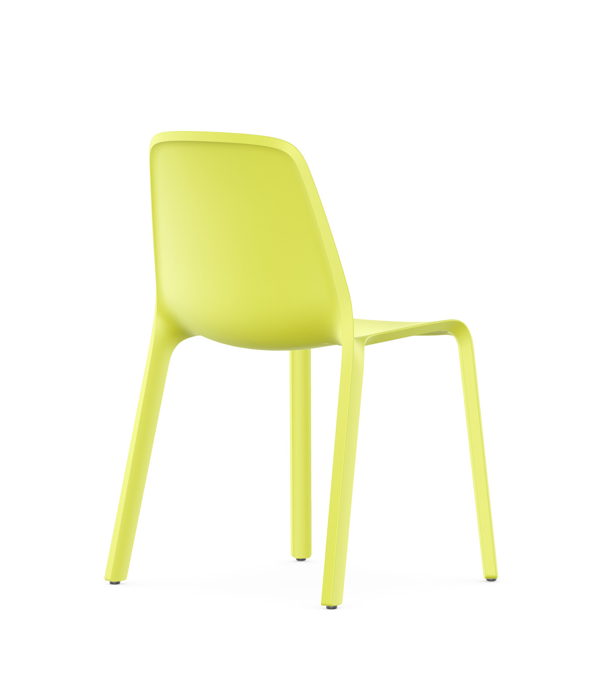 Ergonomischer Interstuhl MONOis1 MO100 Besucherstuhl senf, bequem, stapelbar, ideal für Konferenz und Empfang