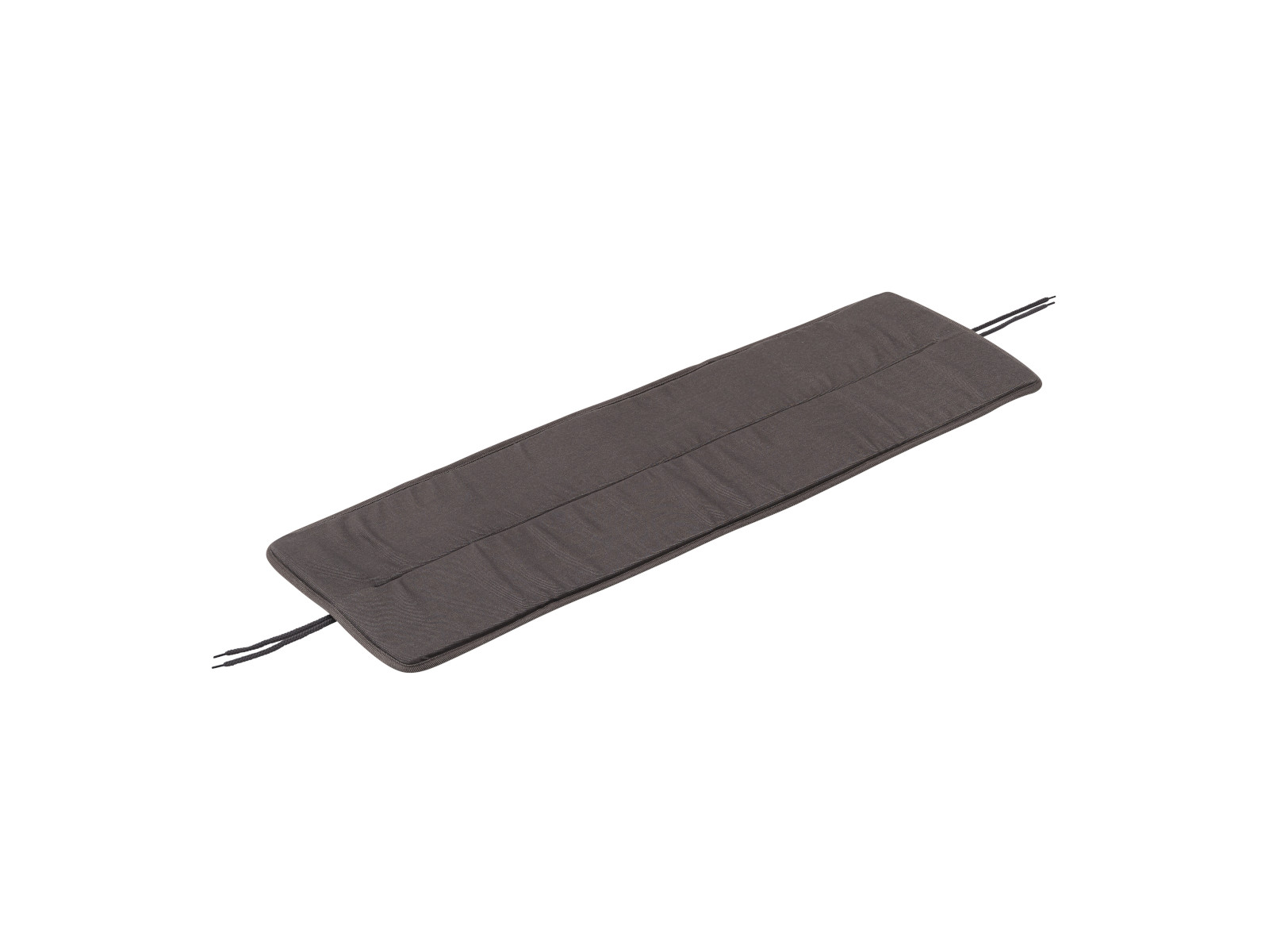 Linear Steel Gartenbank Sitzkissen, 110 x 34 cm, dark grey