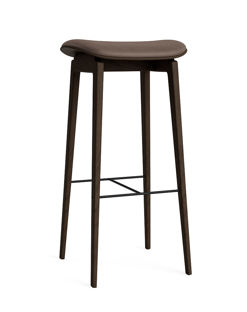 NY11 Barhocker, höhe 75 cm, eiche geräuchert