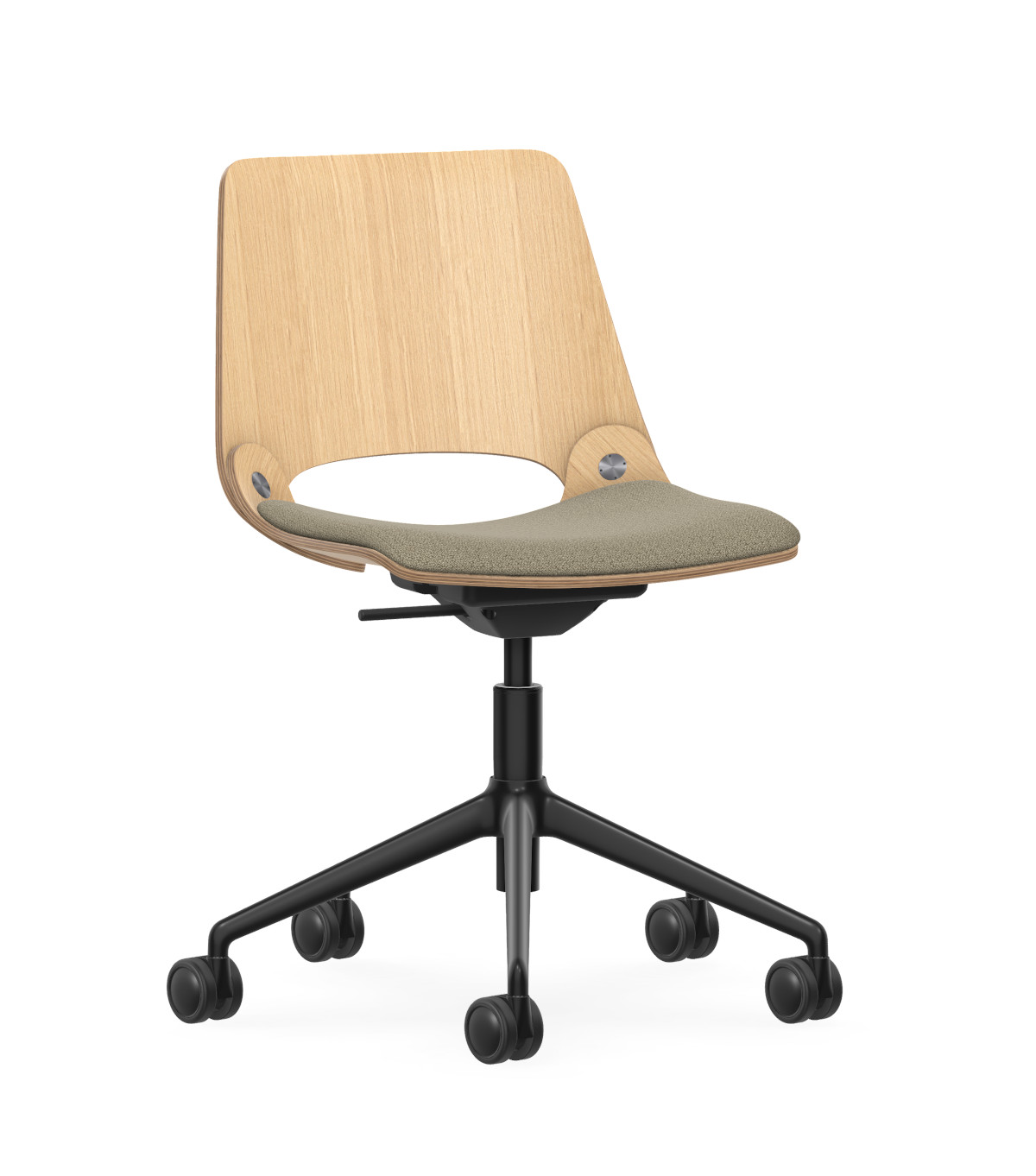 SHUFFLEis1 SU552 Drehstuhl von Interstuhl, ergonomisch, Rollen, höhenverstellbar, für Büro und Home Office