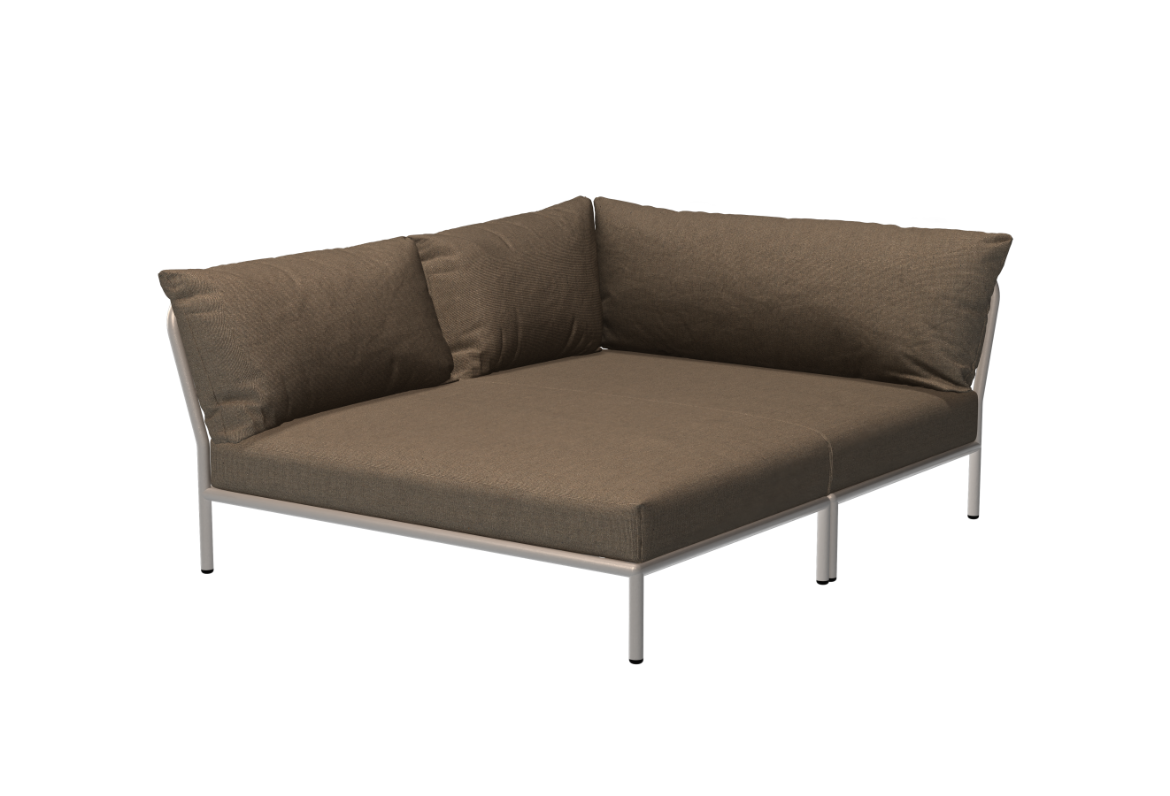 Level 2 Cozy Corner Loungesofa, links, muted white / ash Level 2 Cozy Corner Loungesofa, links, muted white / ash