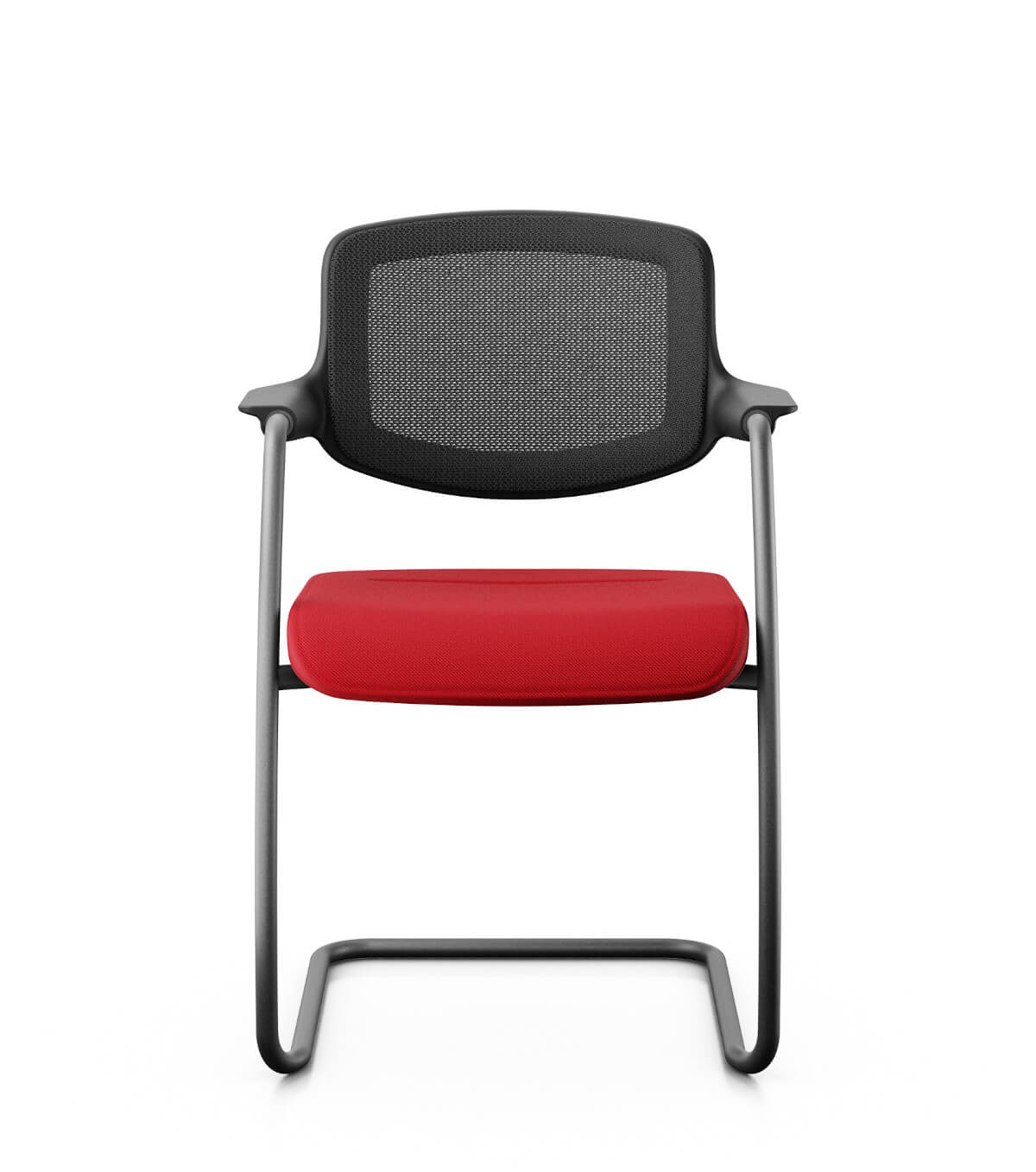 Giroflex 161-6403 Besucherstuhl mit Netzrücken und Freischwinger-Gestell