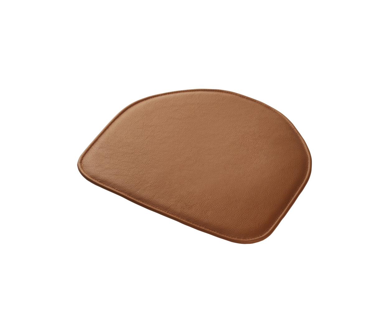 FDB Møbler R5 Nøje Sitzkissen für J46, ergonomisch, Leder Cognac, nordisches Design, langlebig, funktional