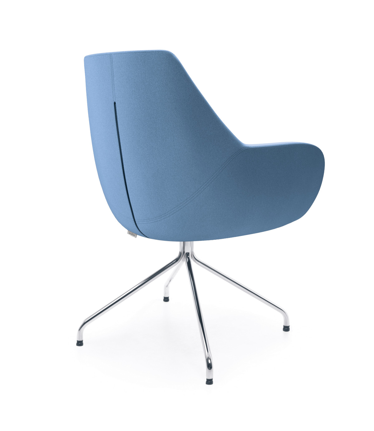 Design-Sessel Profim Fan 10H mit Spinnenfuß, moderner Polsterstuhl für Konferenz- und Empfangsbereiche