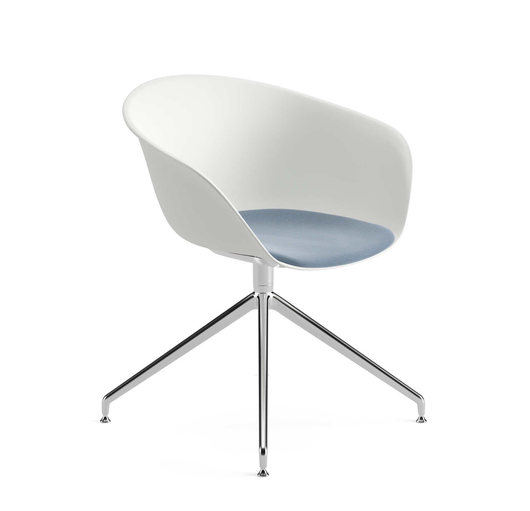 Duna 02 Stuhl, kunststoff mit polstersitz #4226