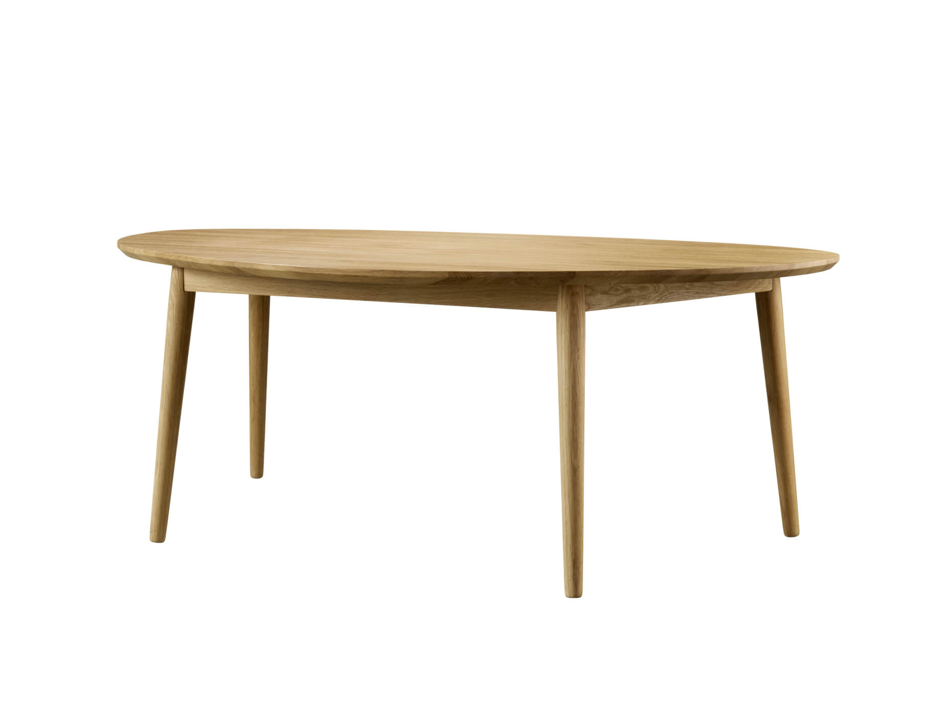 FDB Møbler D102 Anholt Couchtisch, skandinavisches Design, Eiche geölt, funktional, langlebig, nachhaltig