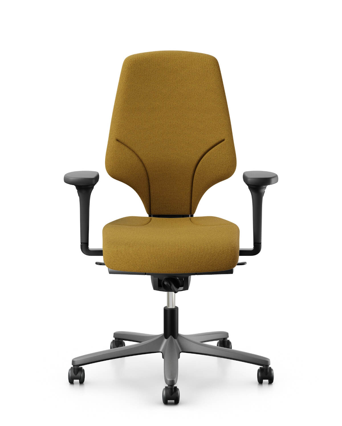 Bürostuhl Giroflex 64-3578 mit ergonomischer Lordosenstütze & Rollen für hartes & weiches Parkett