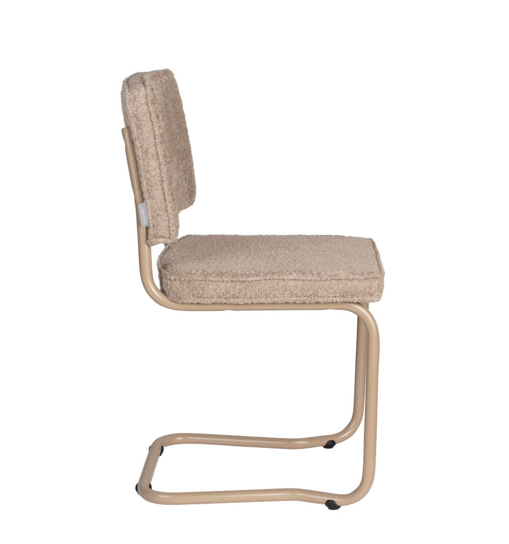 Zuiver Ridge Kink Soft Stuhl in Beige – eleganter Designerstuhl für modernes Wohnen Zuiver Ridge Kink Soft Stuhl in Beige mit modernem Design und hoher Sitzkomfort für stilvolle Innenräume