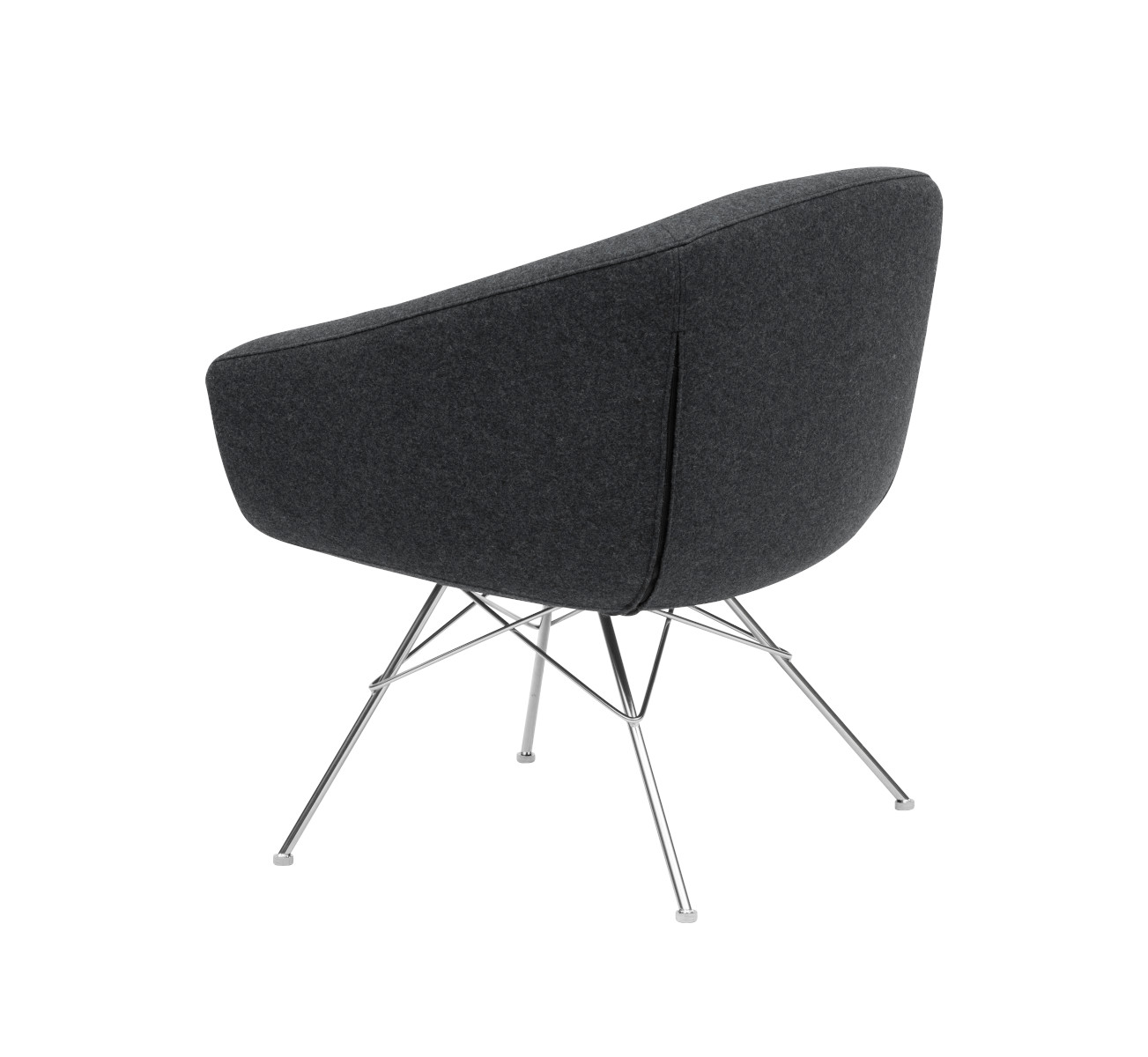 Aiko Sessel von Softline, moderner Loungesessel mit klaren Linien und hohem Sitzkomfort