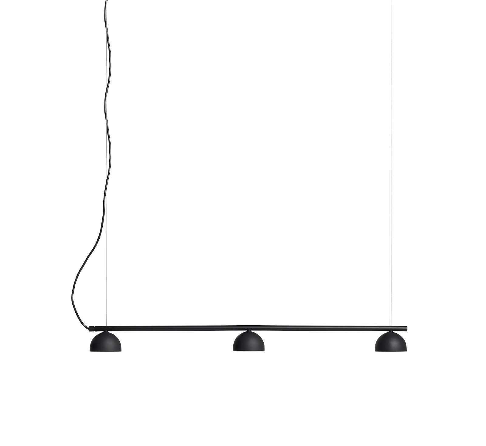 Blush Rail 3 LED Pendelleuchte, schwarz