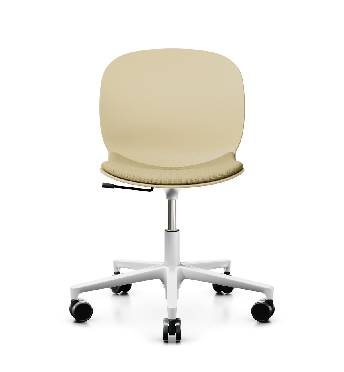 Noor 6070S Drehstuhl, 5-armiges Fußkreuz, Kunststoffschale, Sitz gepolstert