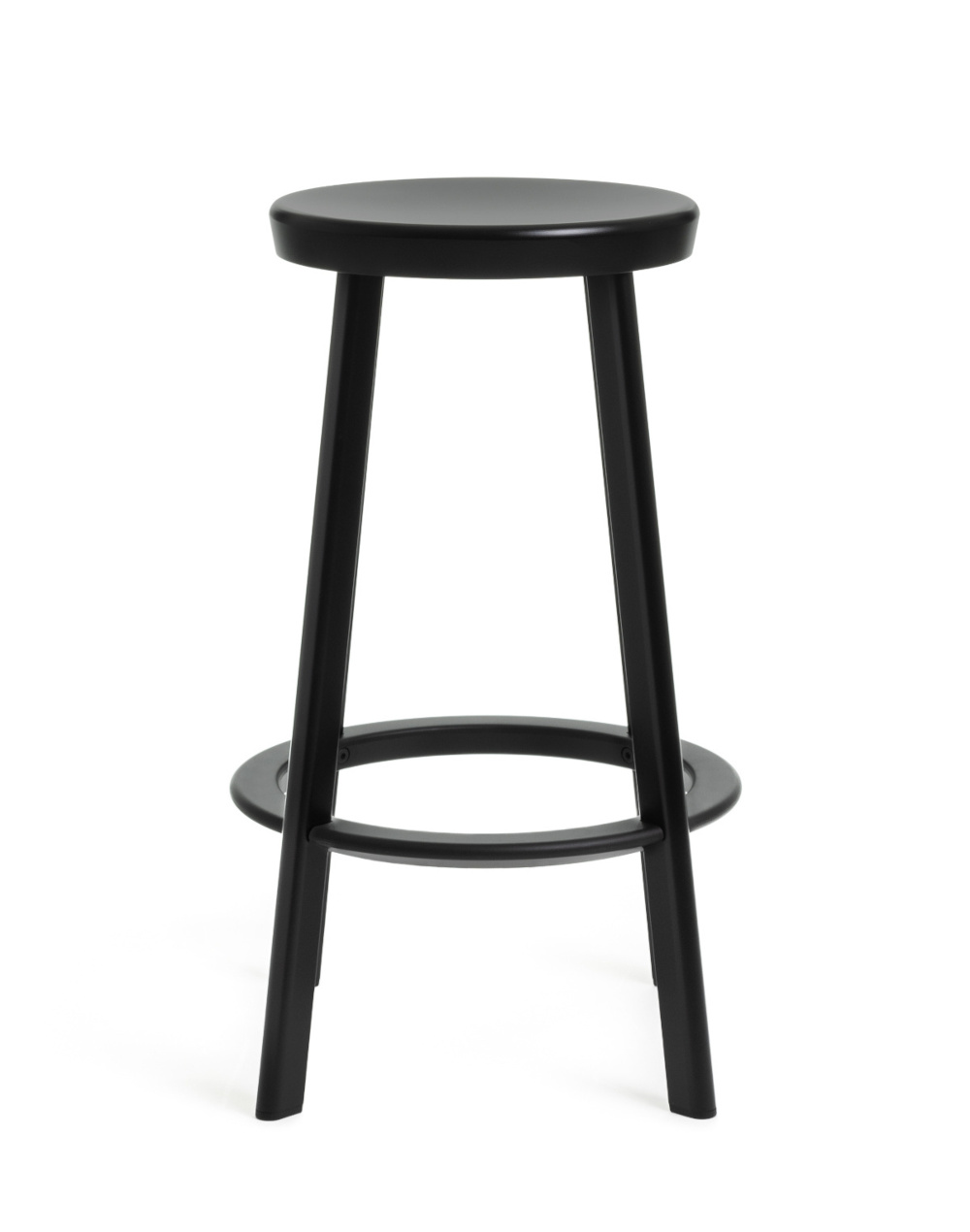 Magis Déjà-vu Barhocker 76 cm, schwarz, moderner Design-Barstuhl, komfortabel, robust, italienisches Design