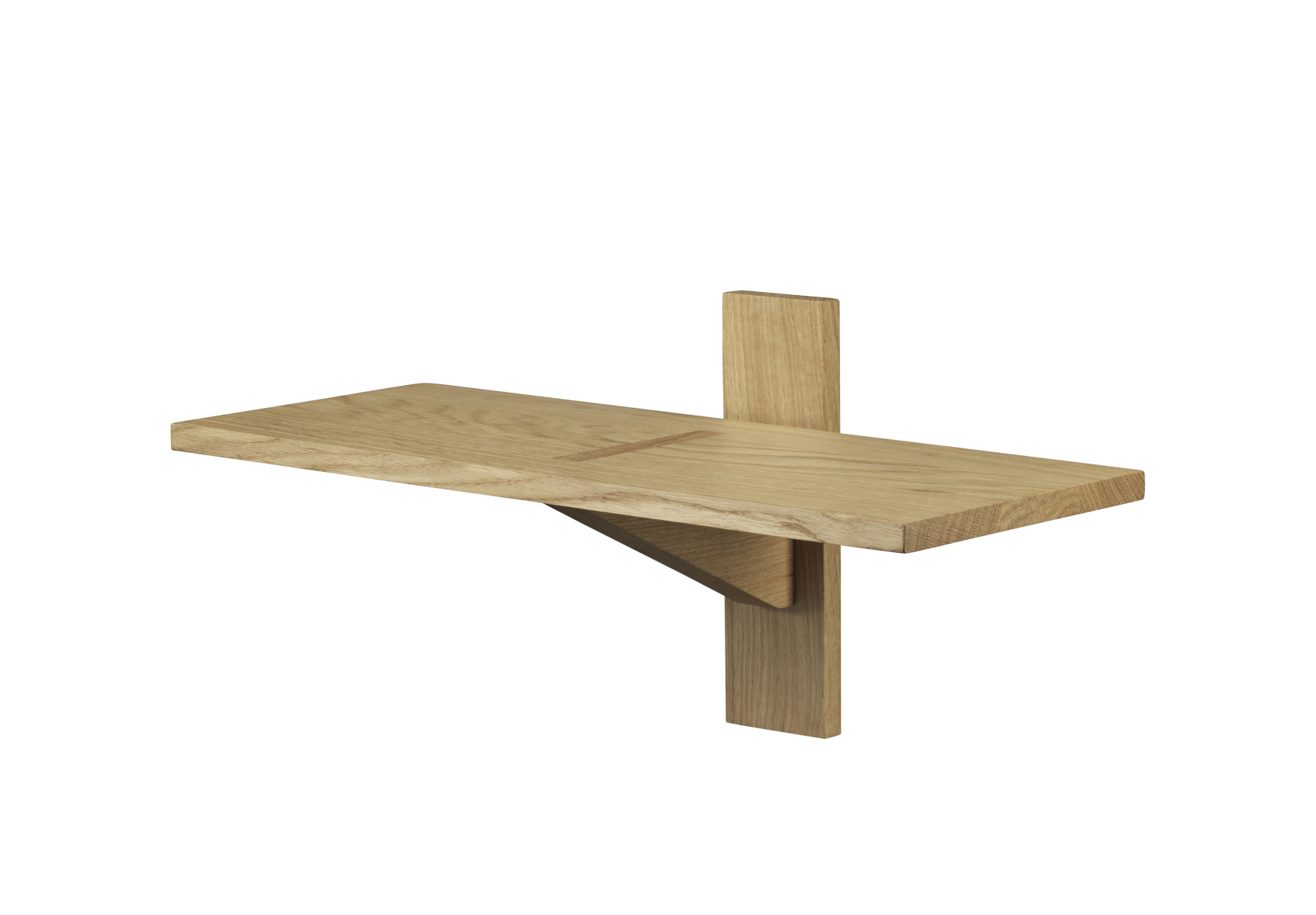 FDB Møbler B100 Wandregal, FSC®-Holz Eiche, minimalistisches Design, praktisch, hochwertig