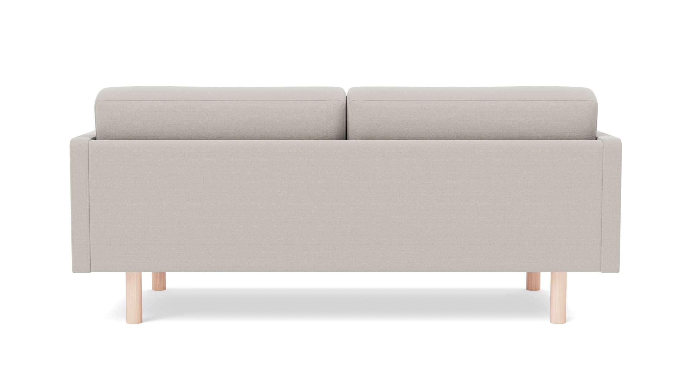 EJ220 Sofa 2-Sitzer, 86 cm, eiche geseift / re-wool 128