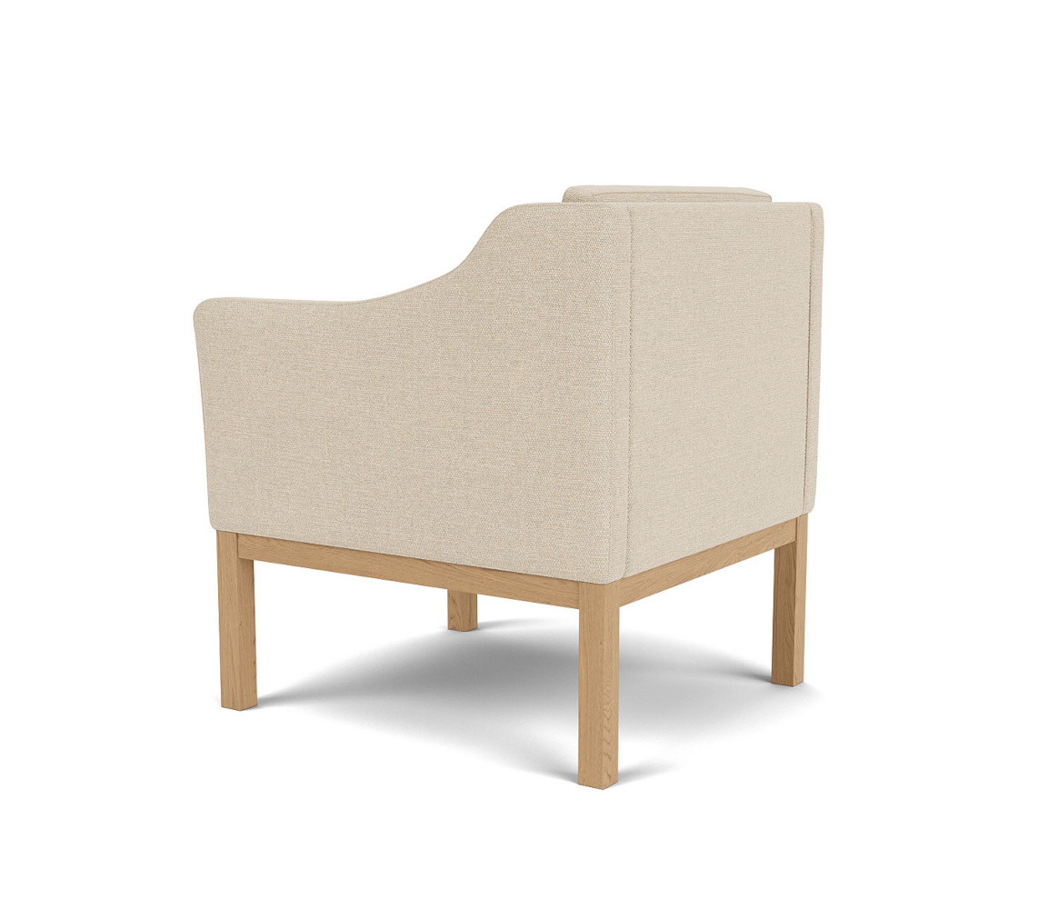 FDB Møbler MK155 Sessel, nordisch, Eiche natur, beige, langlebig, nachhaltiges Design