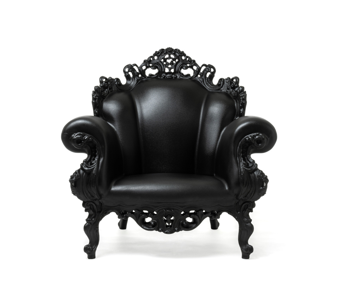 Magis Proust Sessel schwarz – eleganter Design-Loungesessel Magis Proust Sessel schwarz, italienisches Design, komfortabel, gepolstert, eleganter Loungesessel