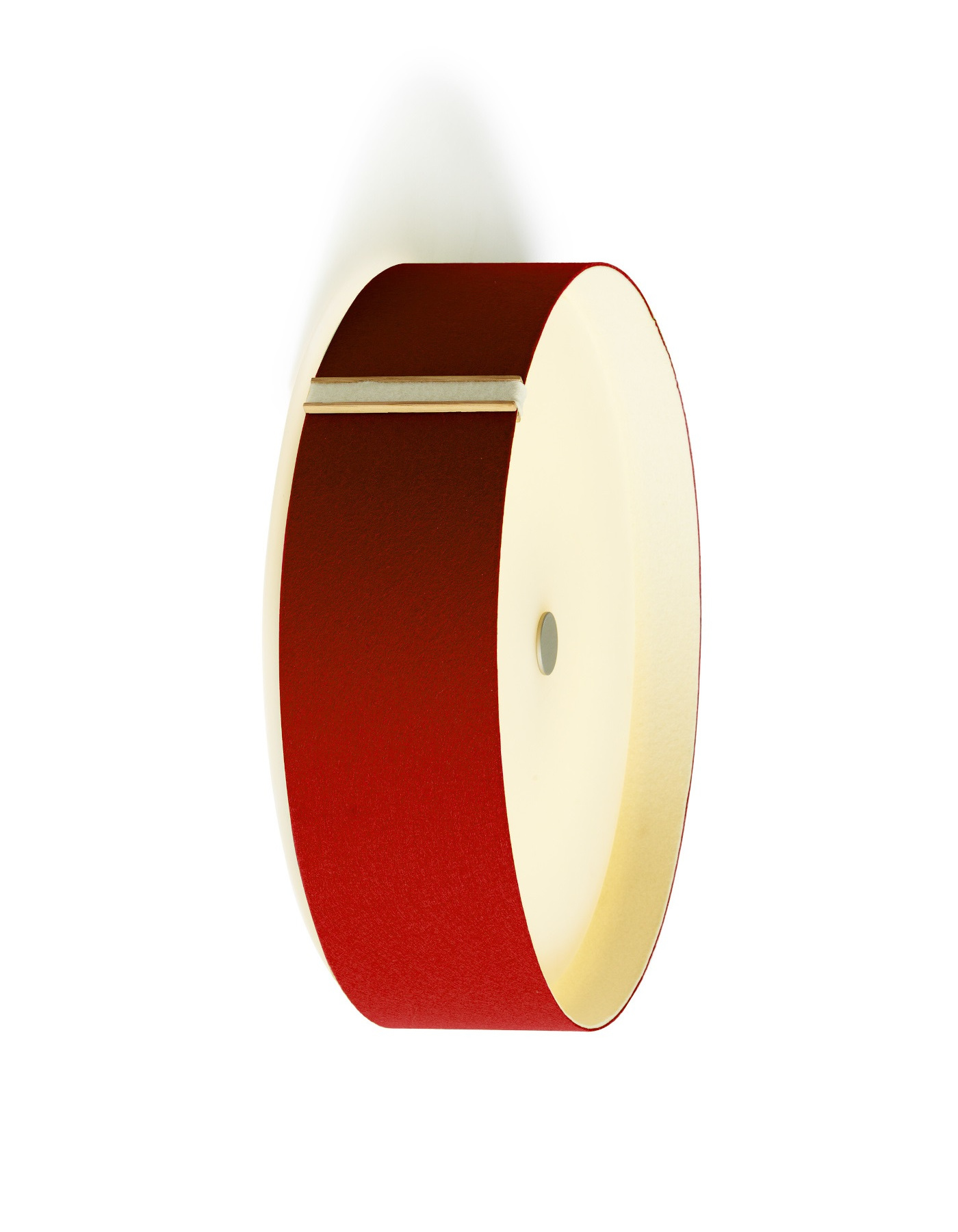 Domus Larafelt LED Wandleuchte Durchmesser 32 cm Rot Wollweiß