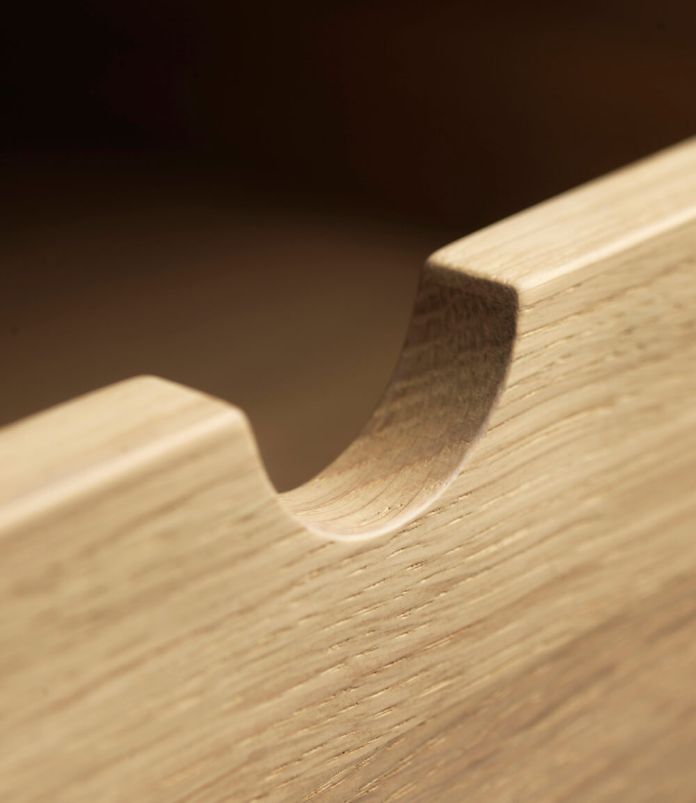 FDB Møbler F24 Bank, Eiche natur, nordischer Design-Bank, ergonomisch, langlebig, nachhaltig