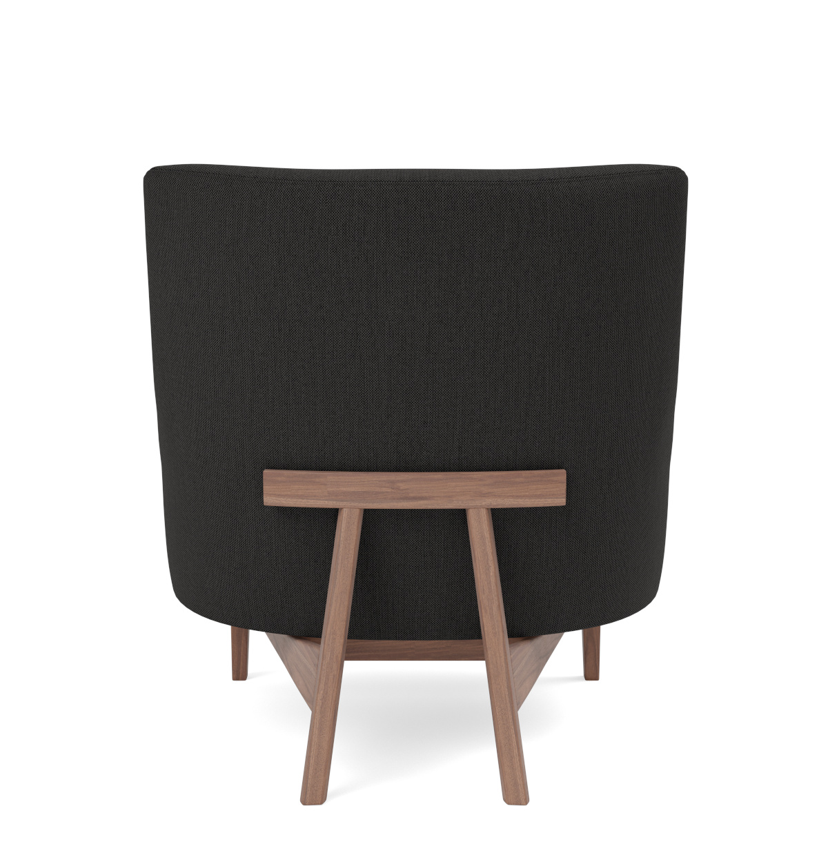 A-Chair Wood Base, eiche lackiert / re-wool 128