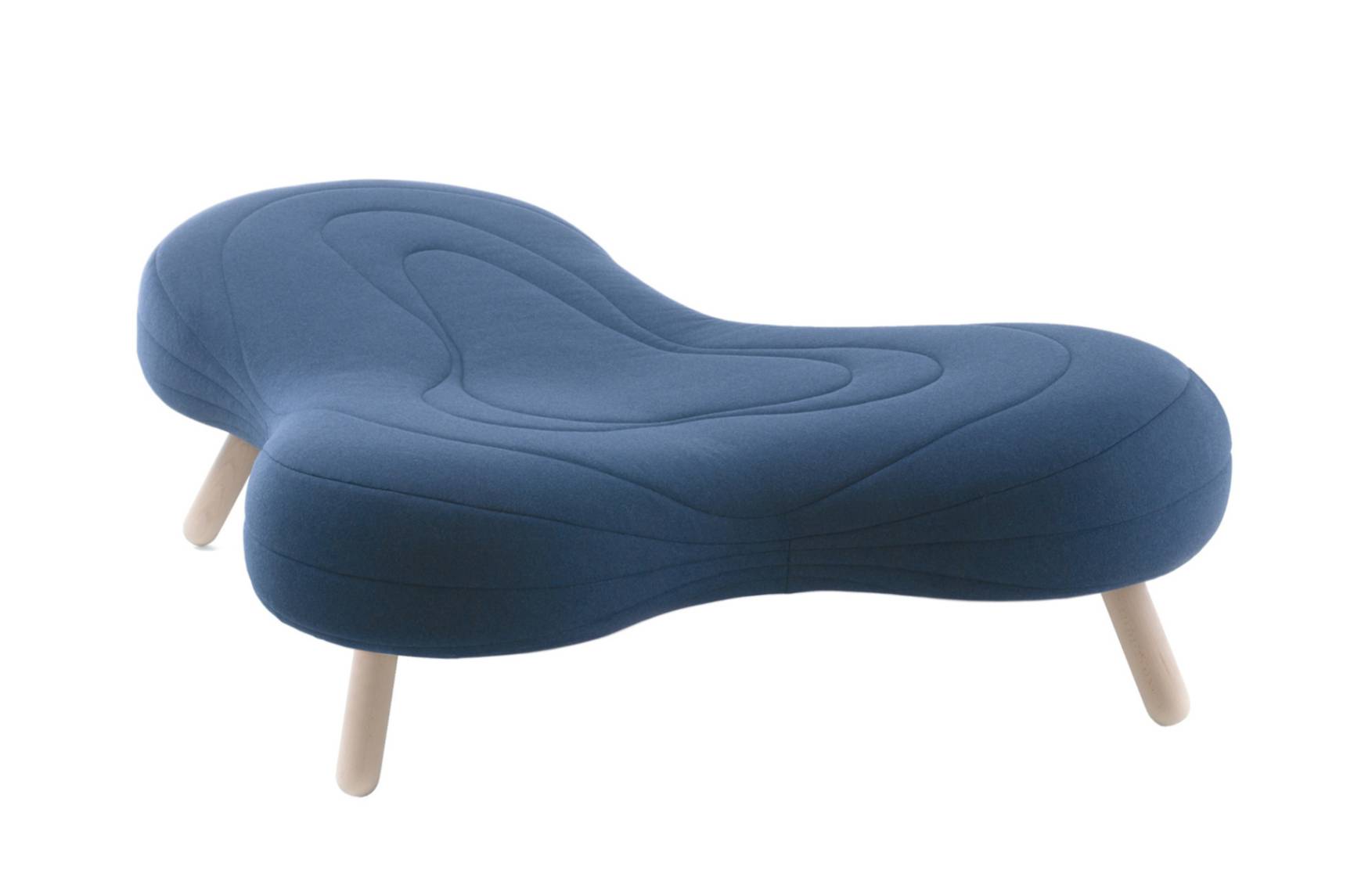 Bouli Lounge Sofa (Holzbeine 3-Sitzer)