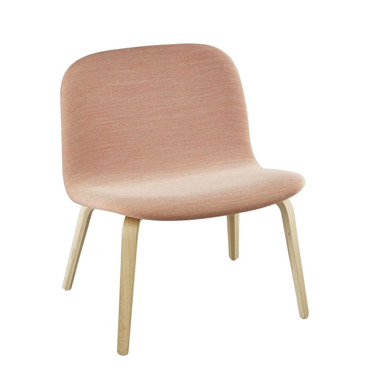 Visu Lounge Chair, steelcut trio 515 / eiche natur Visu Lounge Chair, steelcut trio 515 / eiche natur