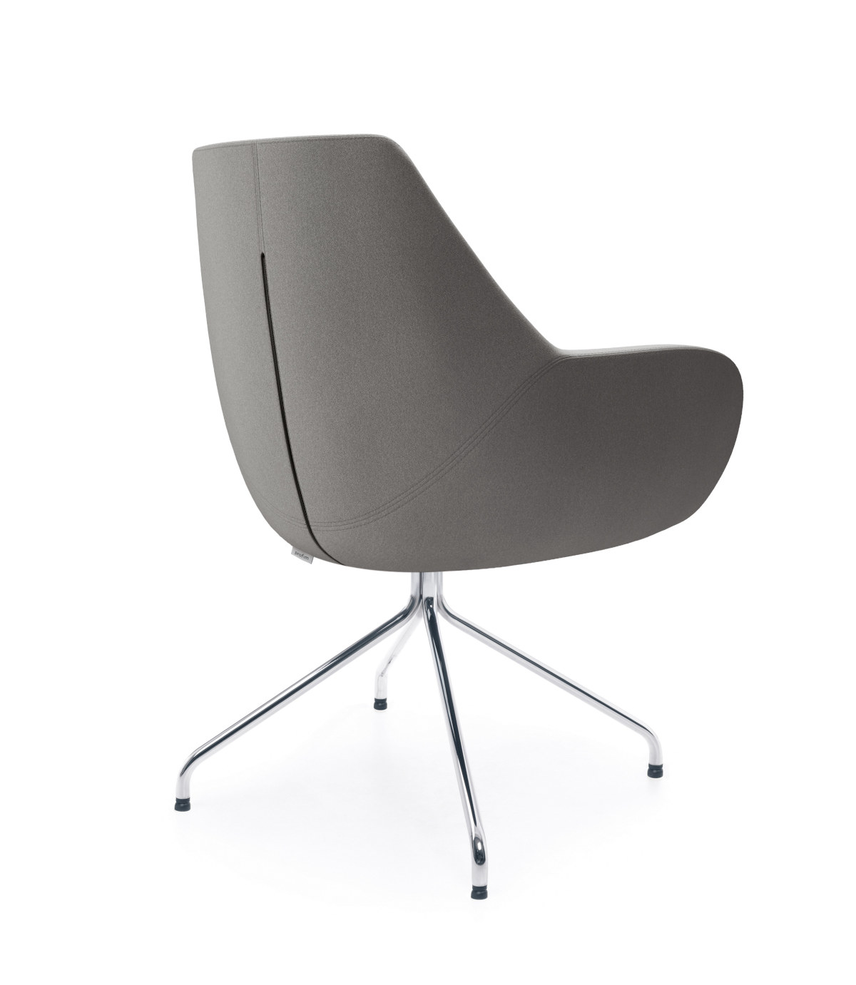 Moderner Profim Fan 10H Loungesessel mit Spinnenfuß, hochwertiger Polstersessel für Büro und Empfang