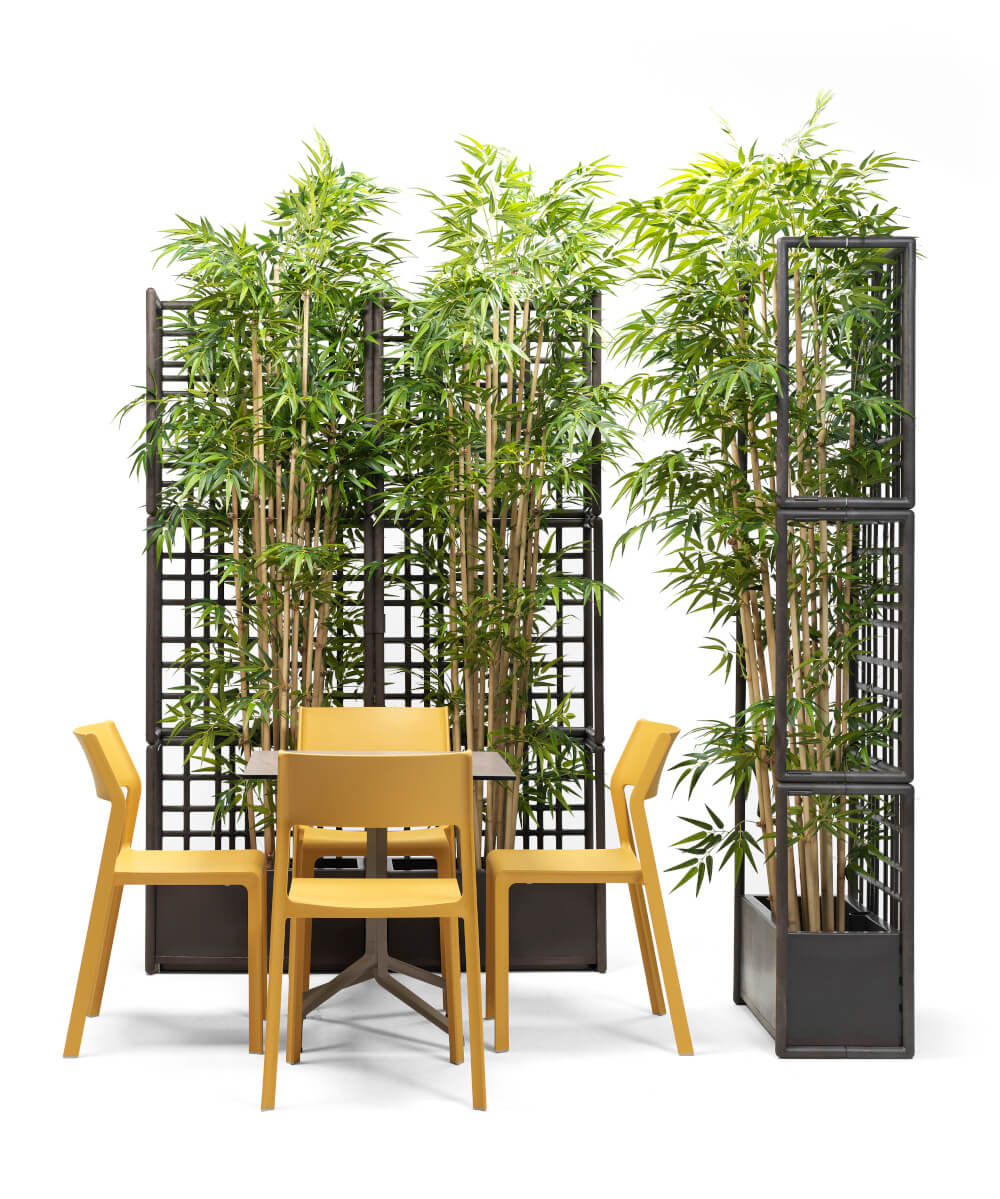 Nardi Sipario Modulo Trennwand im Garten, wetterfest, langlebig und leicht – italienisches Design für flexible Räume