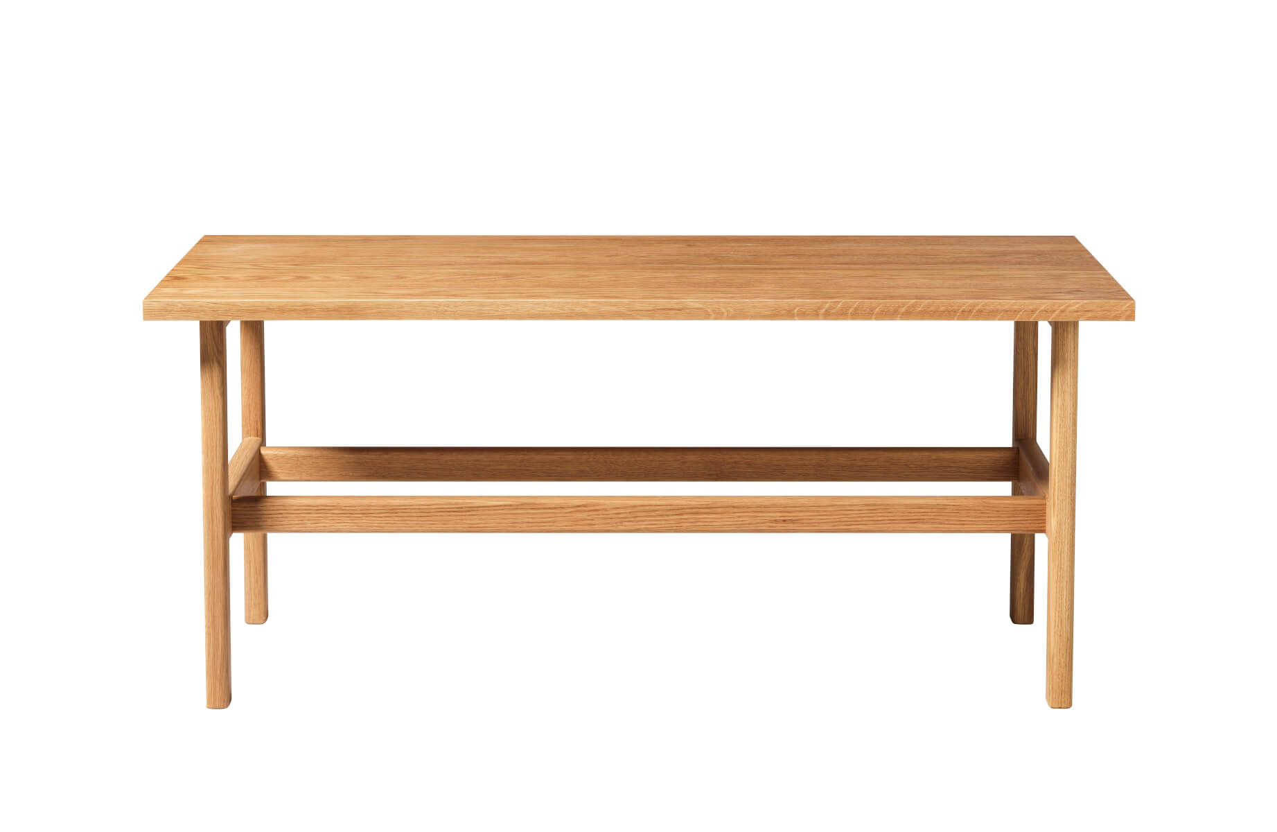 FDB Møbler D33 Couchtisch, 120x60 cm, Eiche geölt, nordisches Design, langlebig, FSC®-Holz