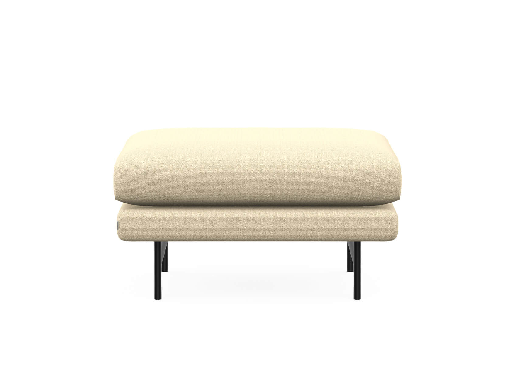 Interstuhl QOMFORTis1 QO001 Ottomane, komfortabler Fußhocker mit Polsterung, modernes Design für Büro und Wohnzimmer