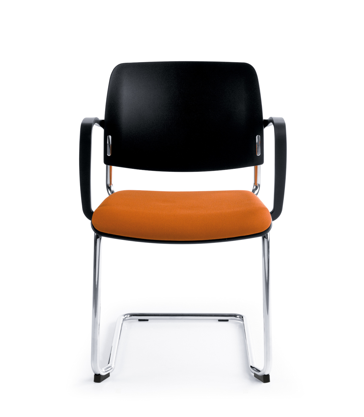 Bit 560V Stuhl, Freischwinger, Sitz gepolstert, Rückenlehne aus Kunststoff