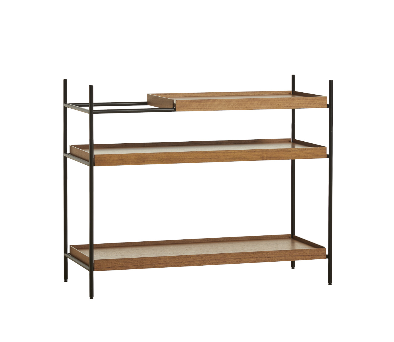 Tray Regal Niedrig, walnuss Tray Regal Niedrig, walnuss