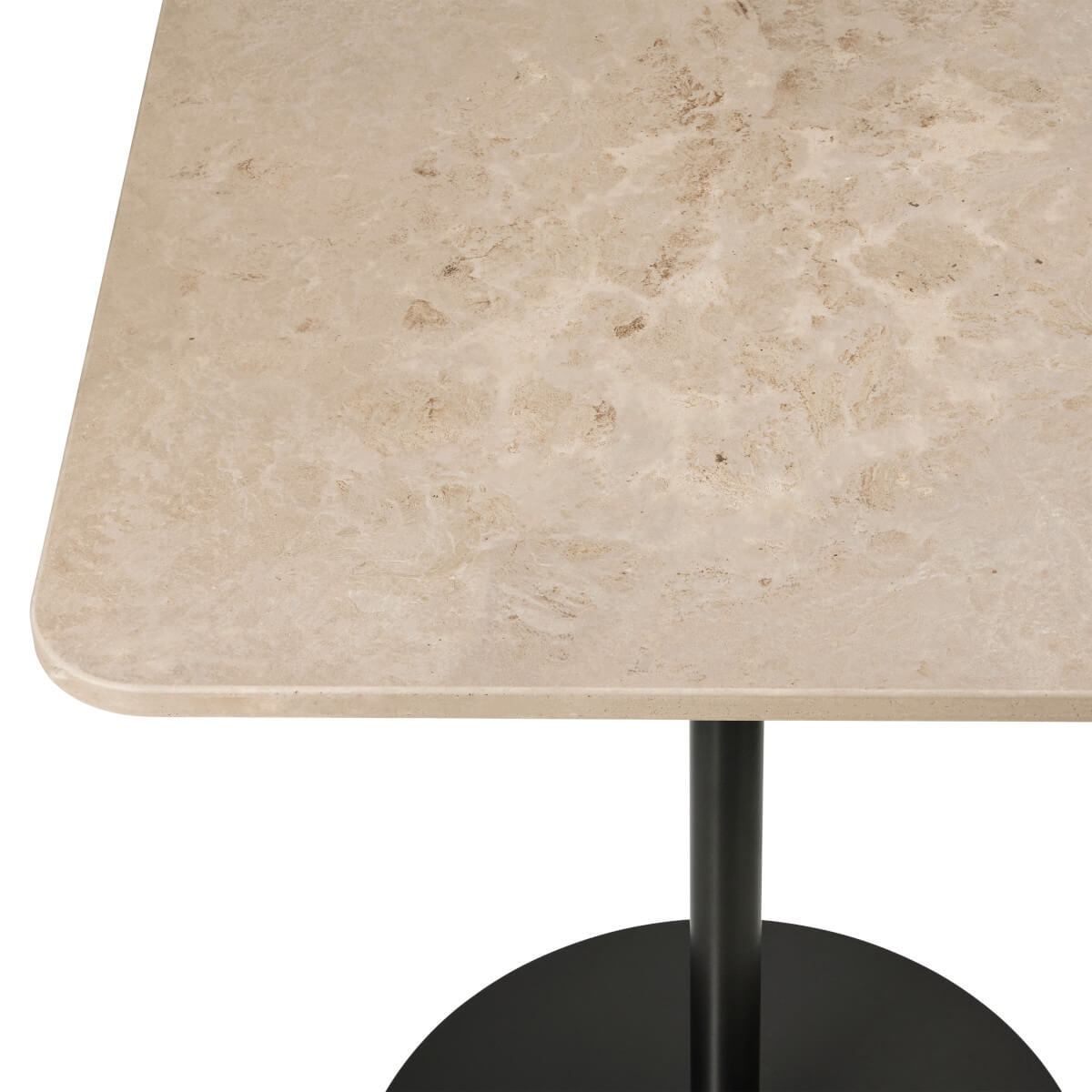 Mater Stehtisch, höhe 106 cm, 60 x 60 cm, coffee waste light