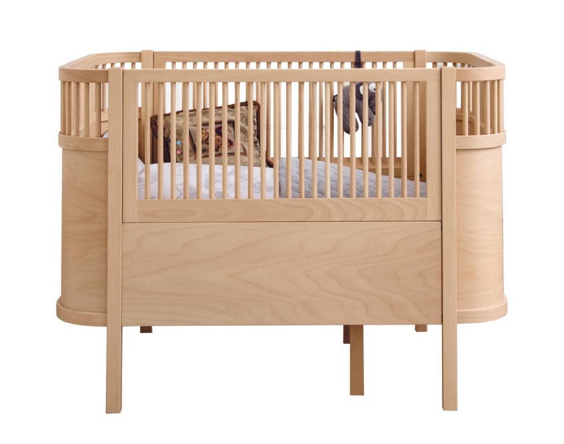 Das Sebra Bett Baby & Junior, weiß Sebra Das Sebra Bett Baby Junior Buchenholz 2001314 Ambiente