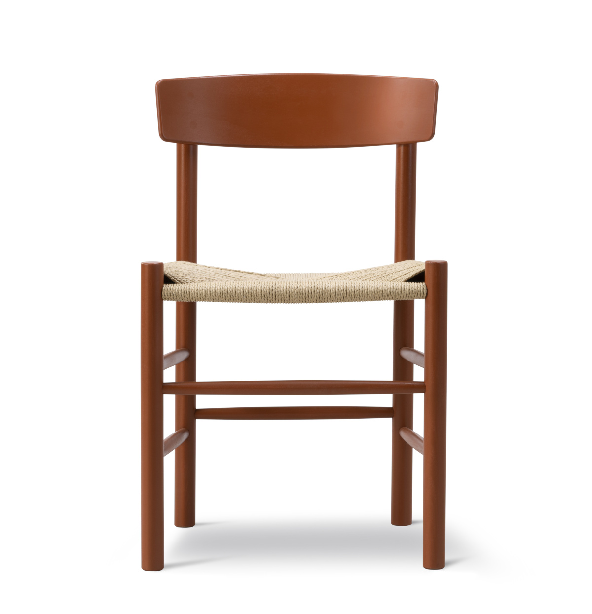 J39 Mogensen Stuhl, buche heritage red / sitz schnurgeflecht natur J39 Mogensen Stuhl, buche heritage red / sitz schnurgeflecht natur