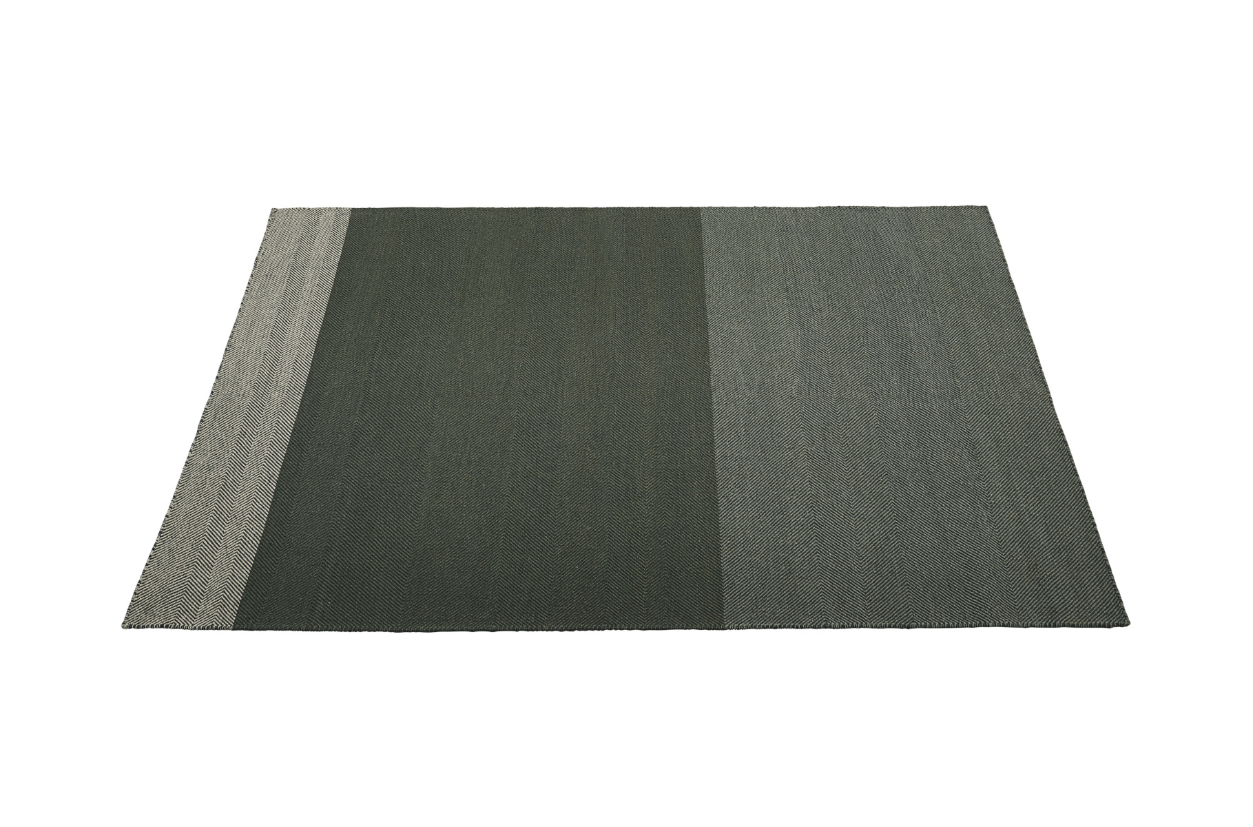 Varjo Teppich, 170 x 240 cm, dunkelgrün
