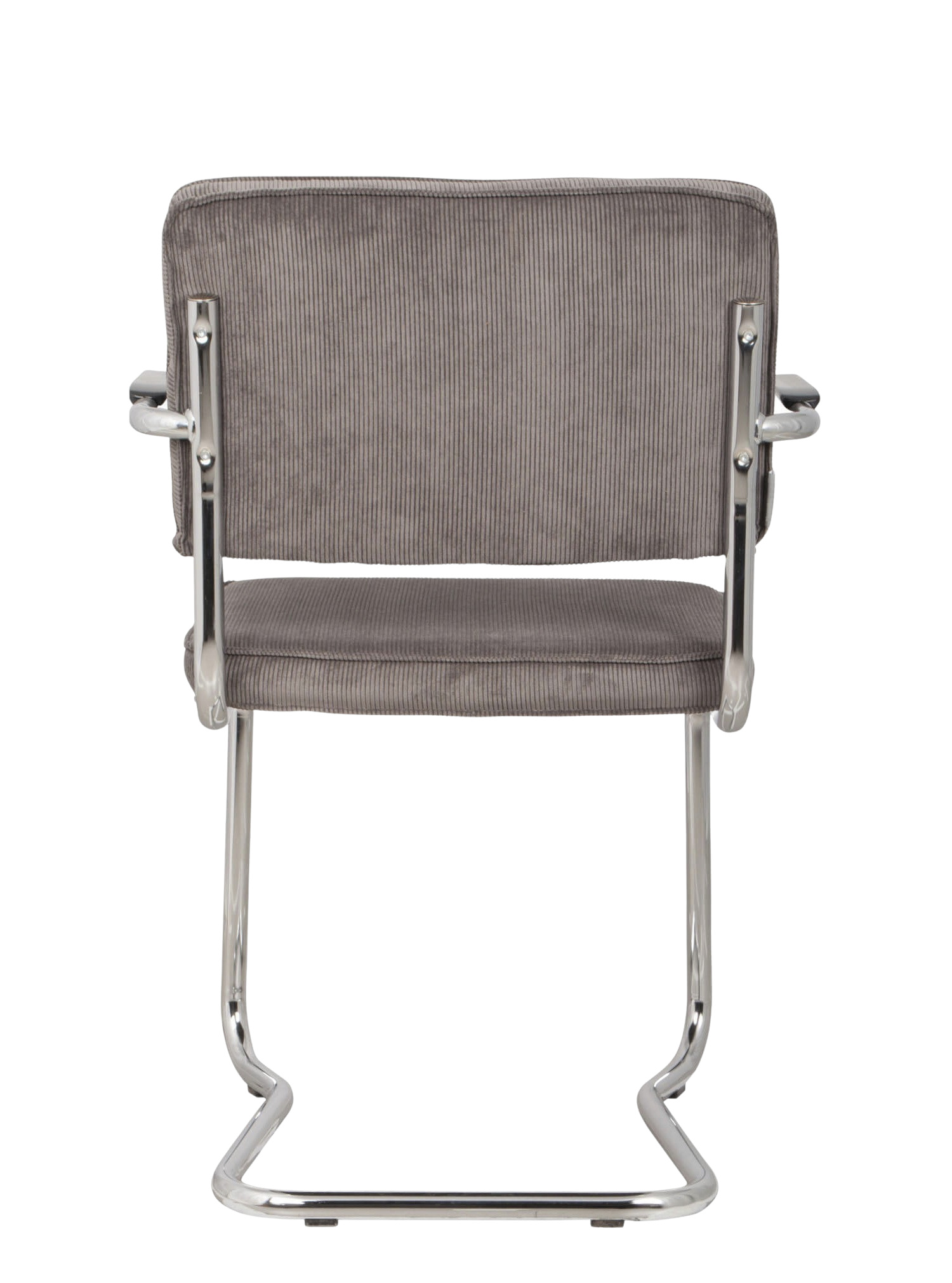 Zuiver Ridge Kink Rib Armlehnstuhl in Grau – eleganter Designerstuhl mit modernen Linien und komfortabler Polsterung für stilvolle Wohnräume