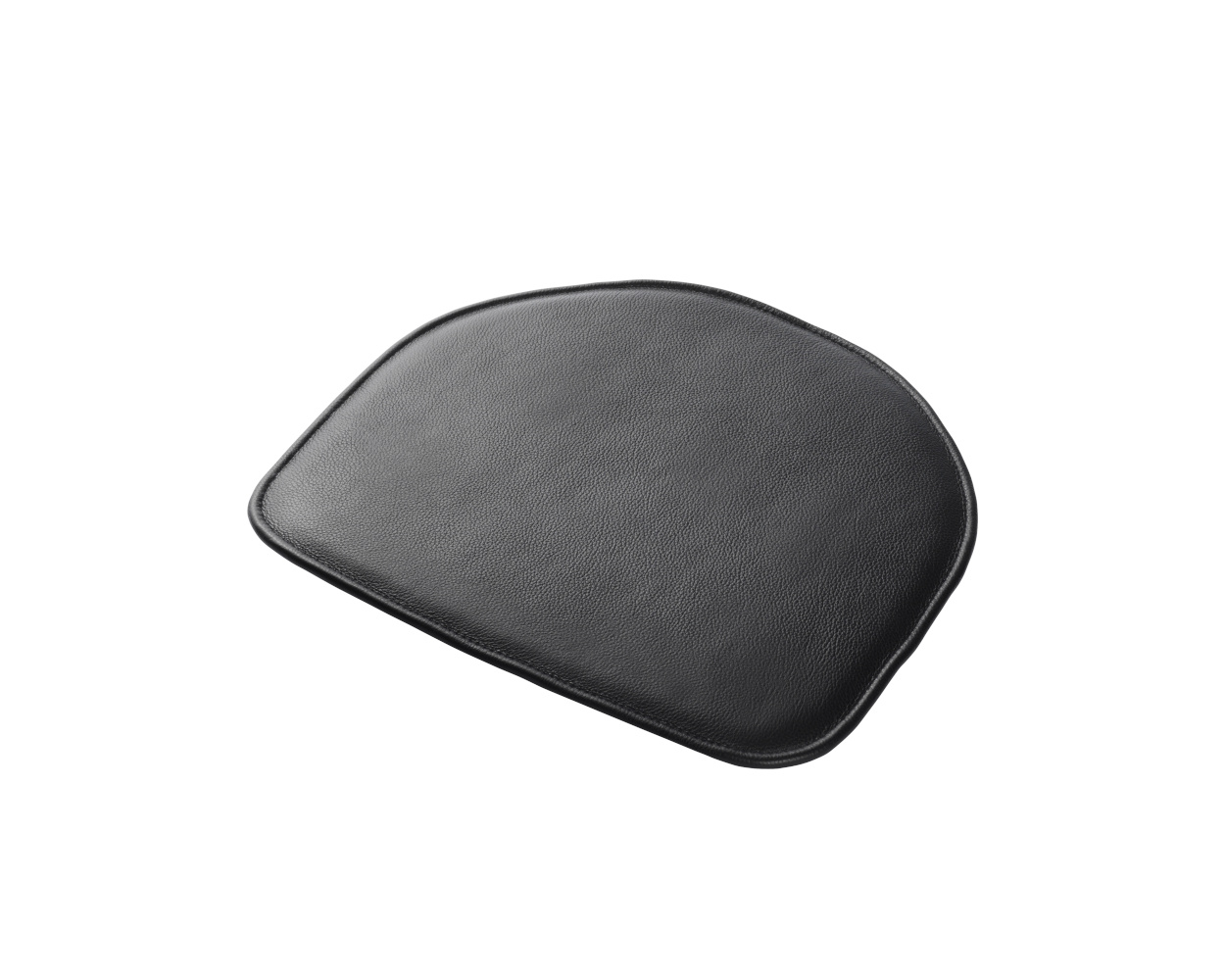 FDB Møbler R5 Nøje Sitzkissen, schwarz Leder, ergonomisch, langlebig, nordisches Design, funktional