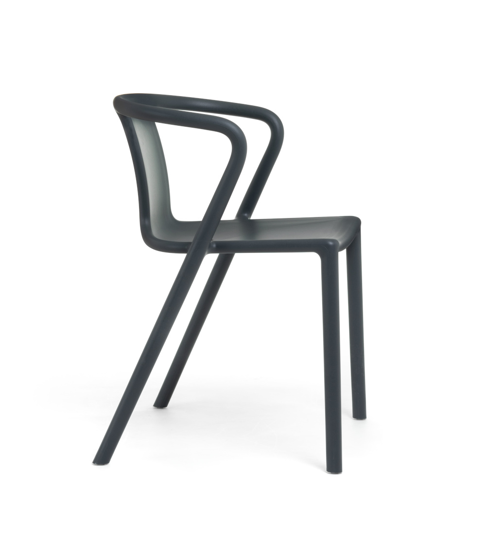 Magis Air-Armchair anthrazitgrau, Design-Armlehnstuhl aus Italien, ergonomisch, komfortabel, stilvoll