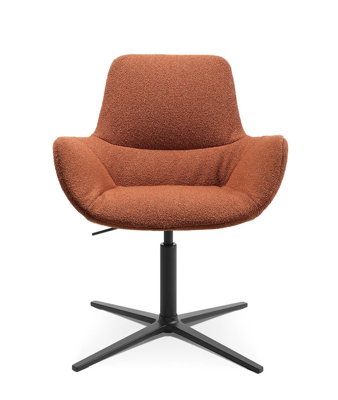 Ergonomischer Wagner W-Club Sessel mit höhenverstellbarem 4-Strahl-Gestell für komfortables Sitzen