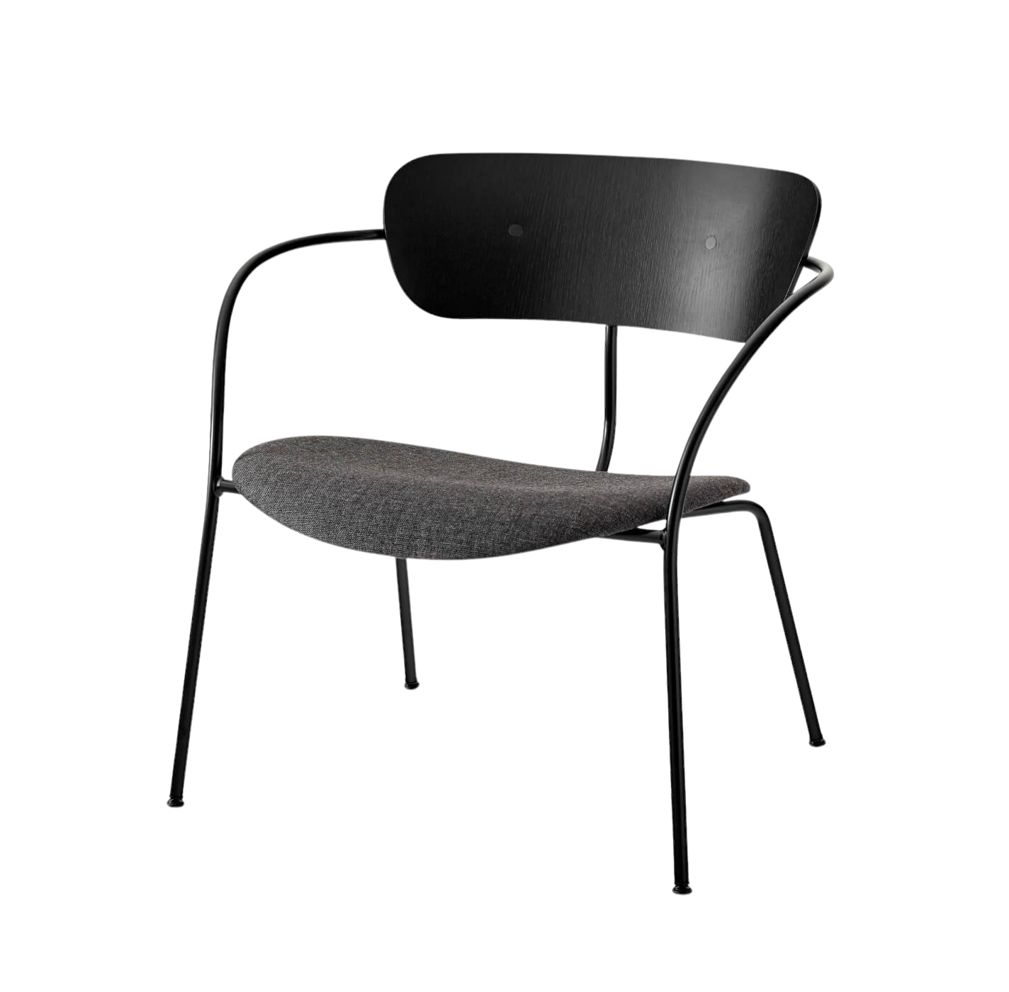 Pavilion AV6 Loungesessel, eiche schwarz lackiert / canvas 174 Pavilion AV6 Loungesessel, eiche schwarz lackiert / canvas 174