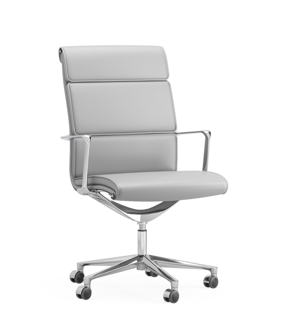 Una Chair Executive High Back, 5 star base Bürodrehstuhl