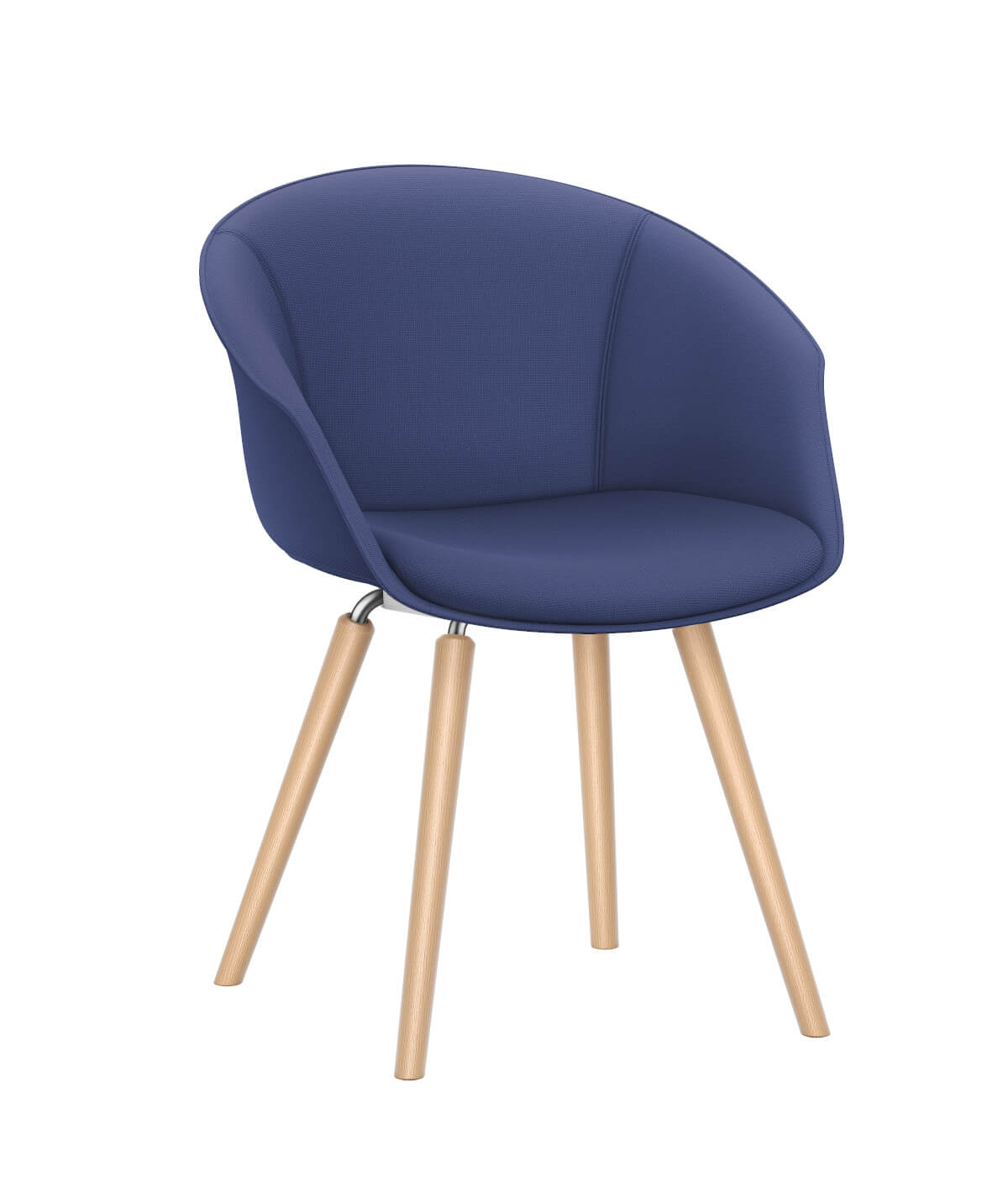 SHUFFLEis1 SU364 Clubsessel von Interstuhl, stapelbar, gepolstert, hochwertig, modernes Design, für Büro und Lounge