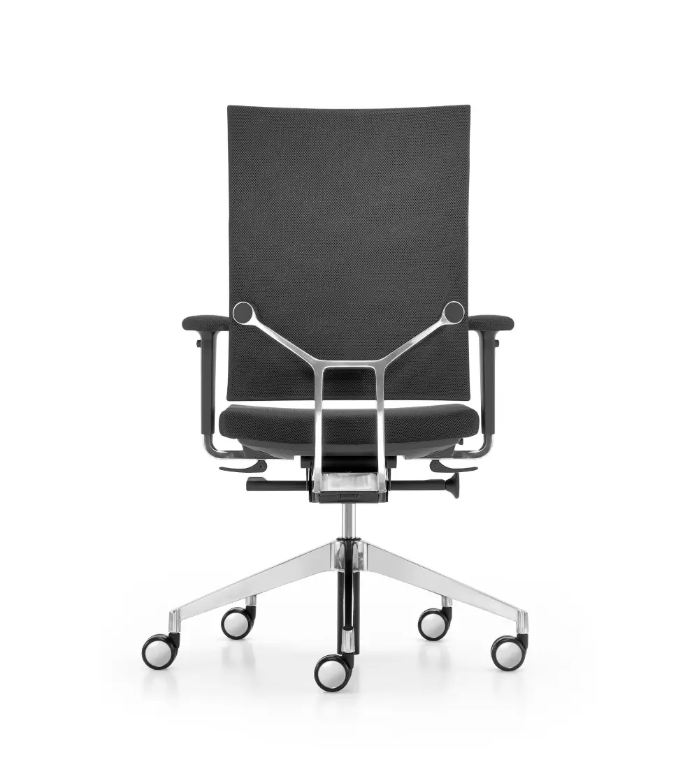 Girsberger Diagon Bürostuhl mit Netzrücken für ergonomischen Sitzkomfort im Büro.