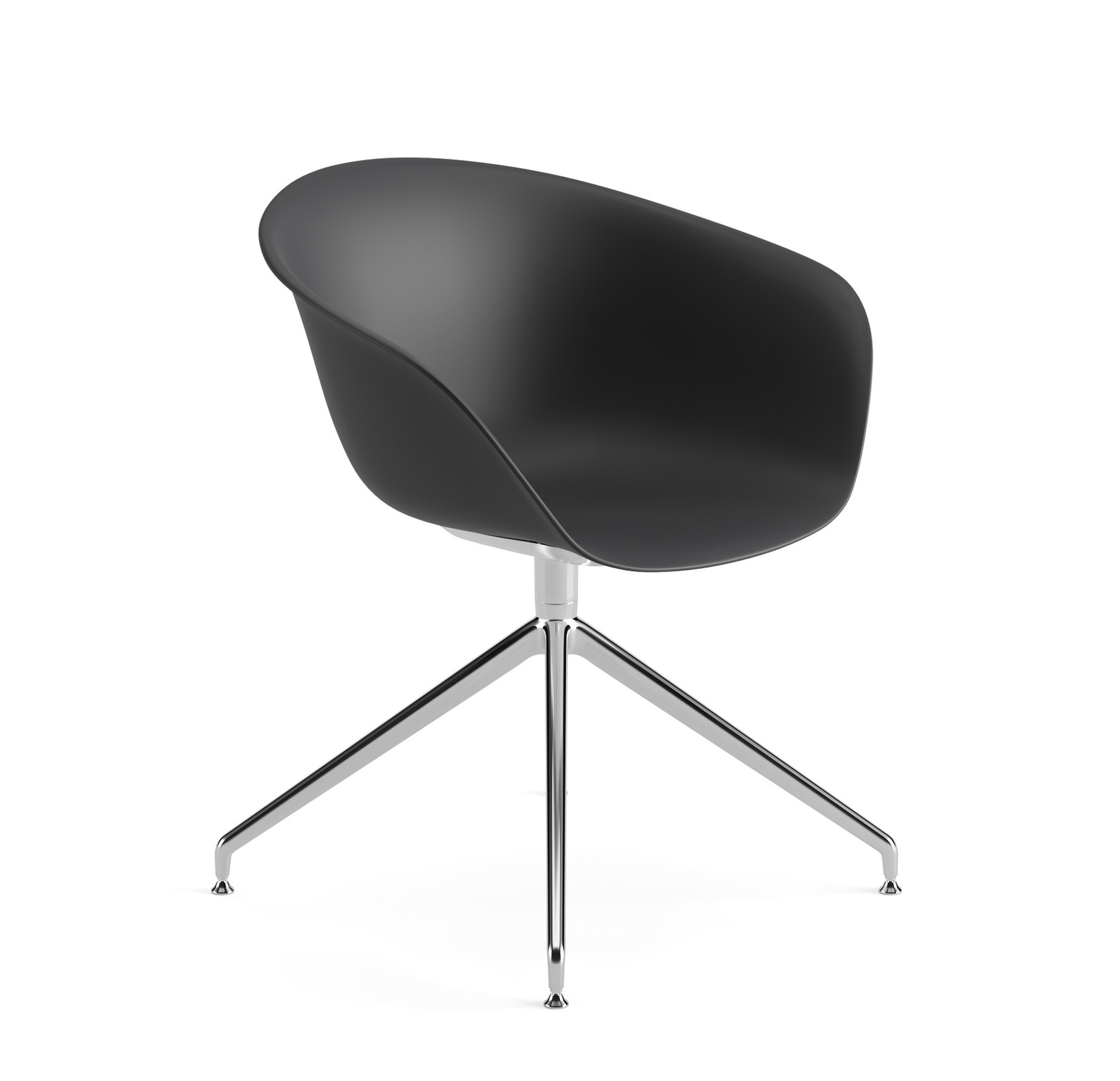 Duna 02 Stuhl, aluminium / schwarz #4206