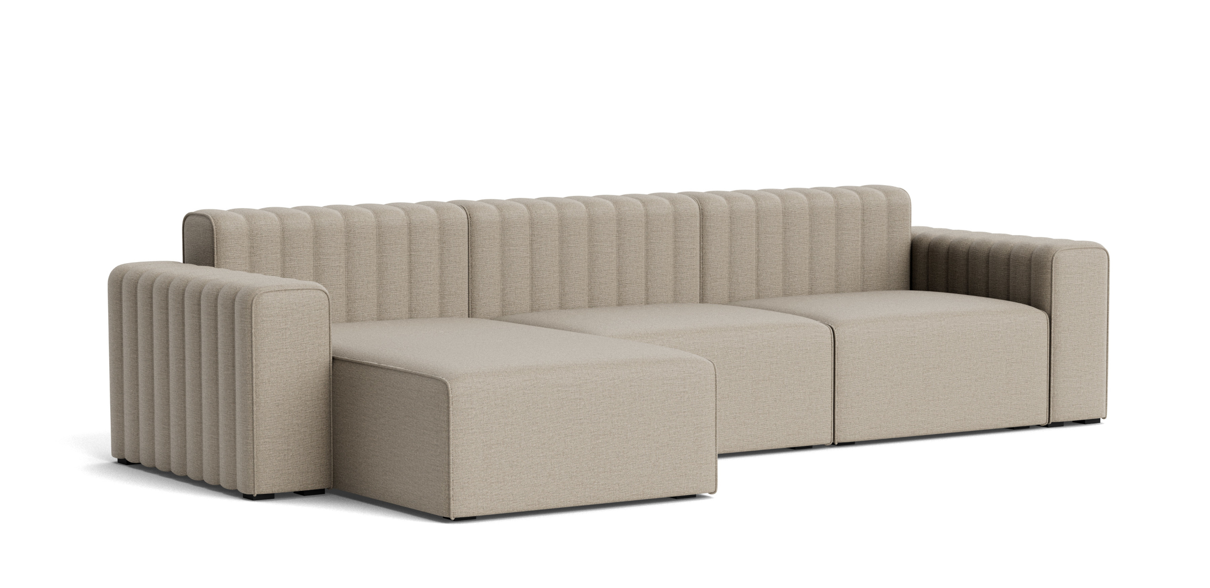 Riff Sofa, links, nina - linen col 02