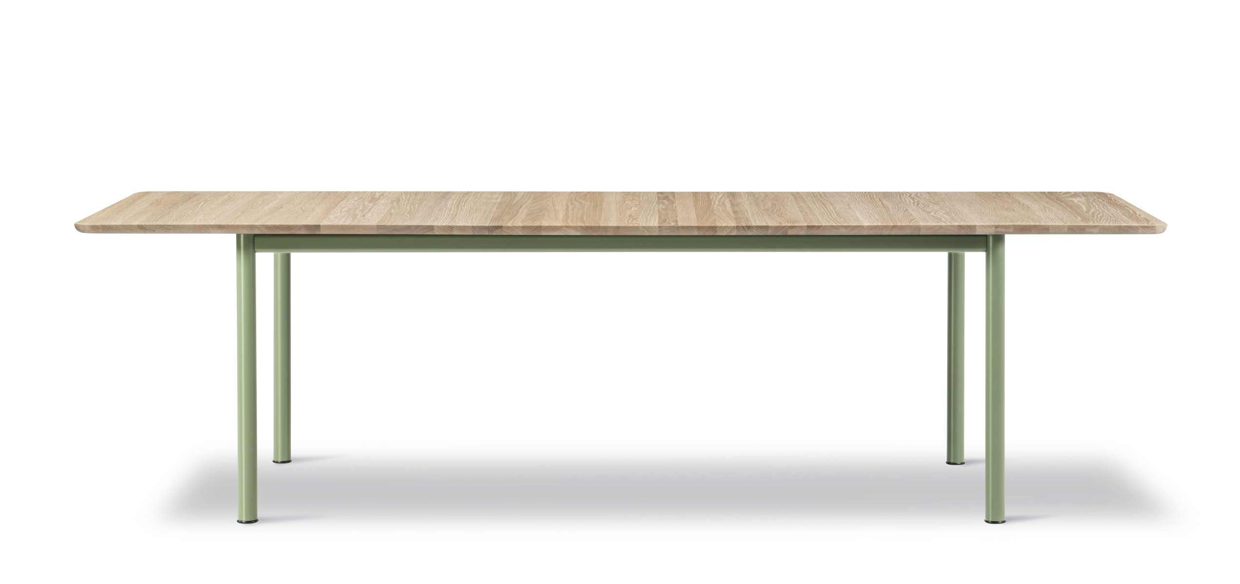 Plan Ausziehtisch, modernist green / eiche hell geölt