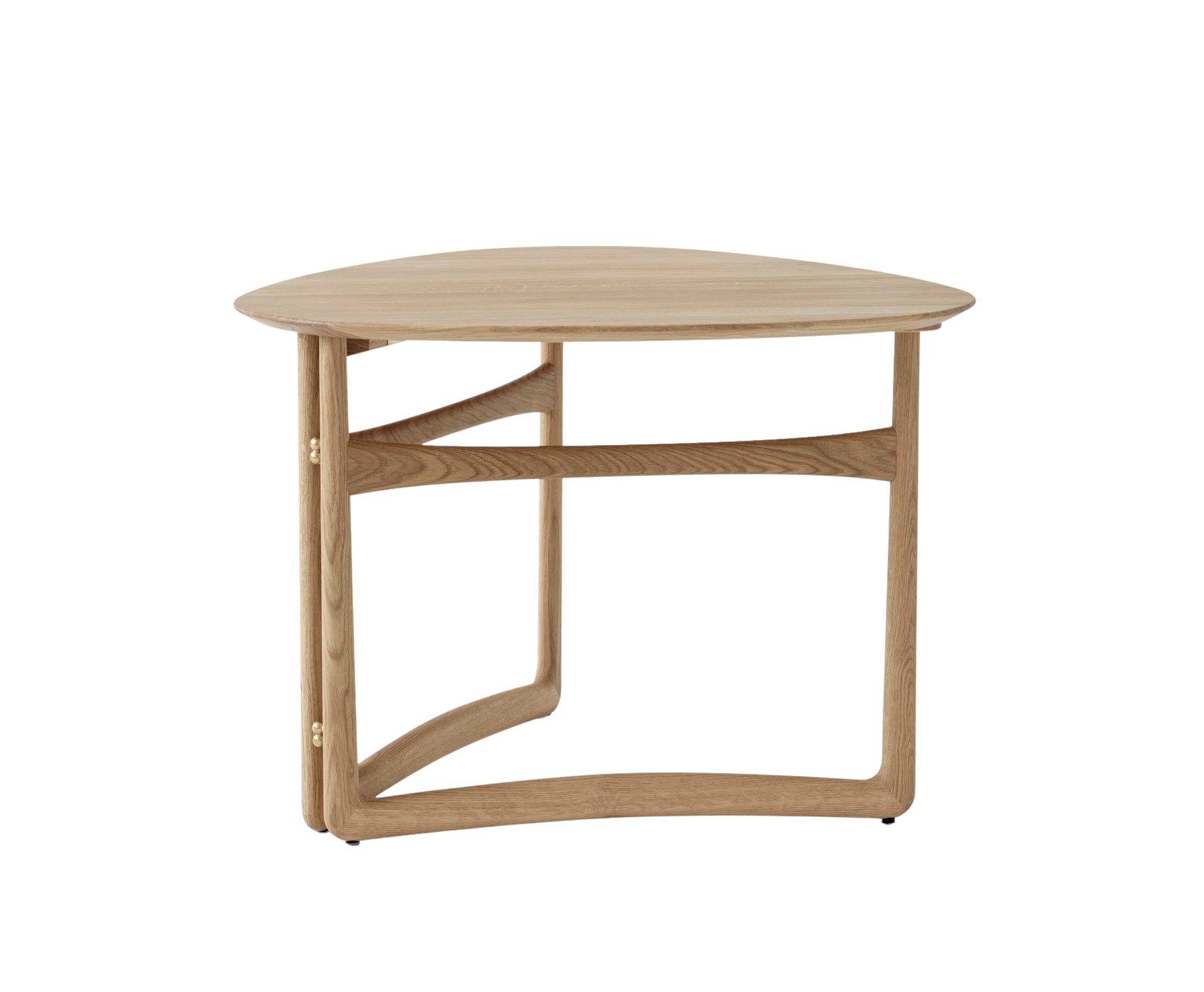 &Tradition Drop Leaf HM5 Couchtisch, eiche geölt schwarz, zeitloses dänisches Design für stilvolle Wohnräume