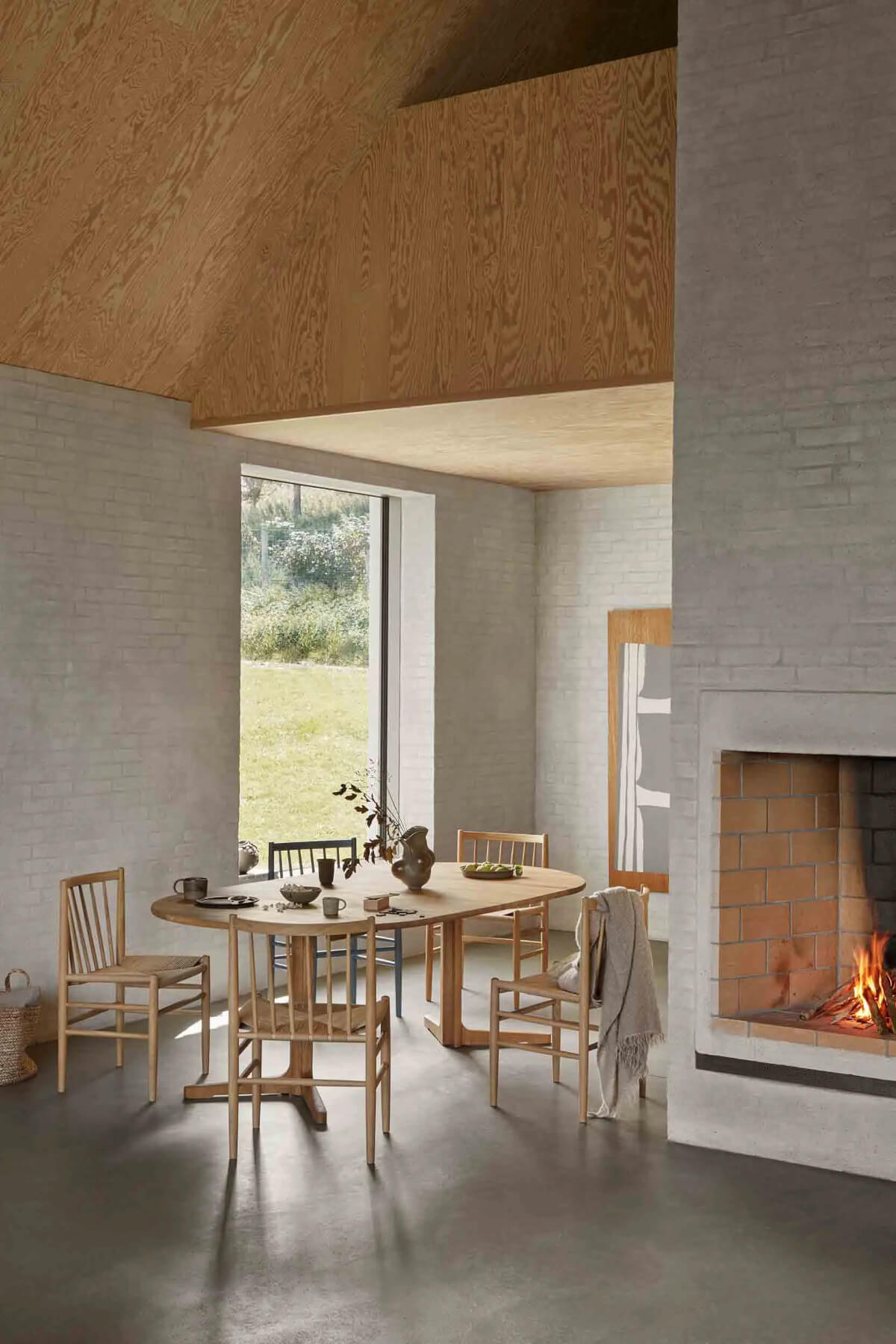 Moderner C69E Ry Ausziehtisch von FDB Møbler, Eiche geölt – elegant im Wohn- oder Essbereich einsetzbar