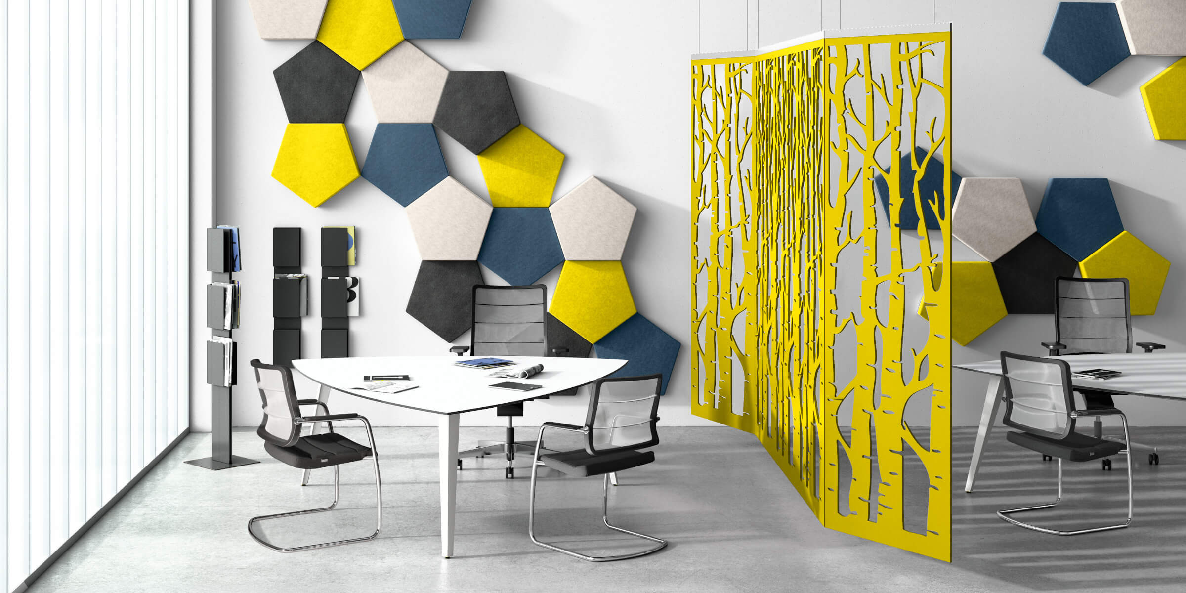 Drehstuhl AirPad 3C42 von Interstuhl mit Designnetzrücken, ideal für ergonomisches Arbeiten im Homeoffice