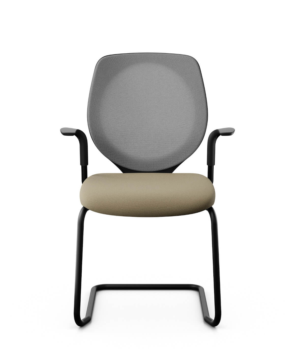 Giroflex 353-7003 Konferenzstuhl Freischwinger mit Netzrücken und Armlehnen